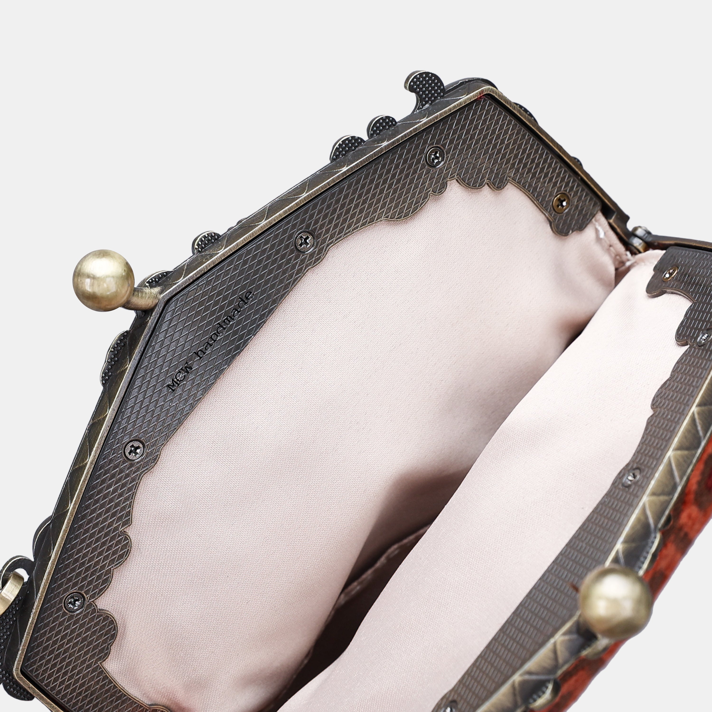 "The Shining" Overlook Hotel Chatelaine Purse Large carpet bag MCW Handmade-5