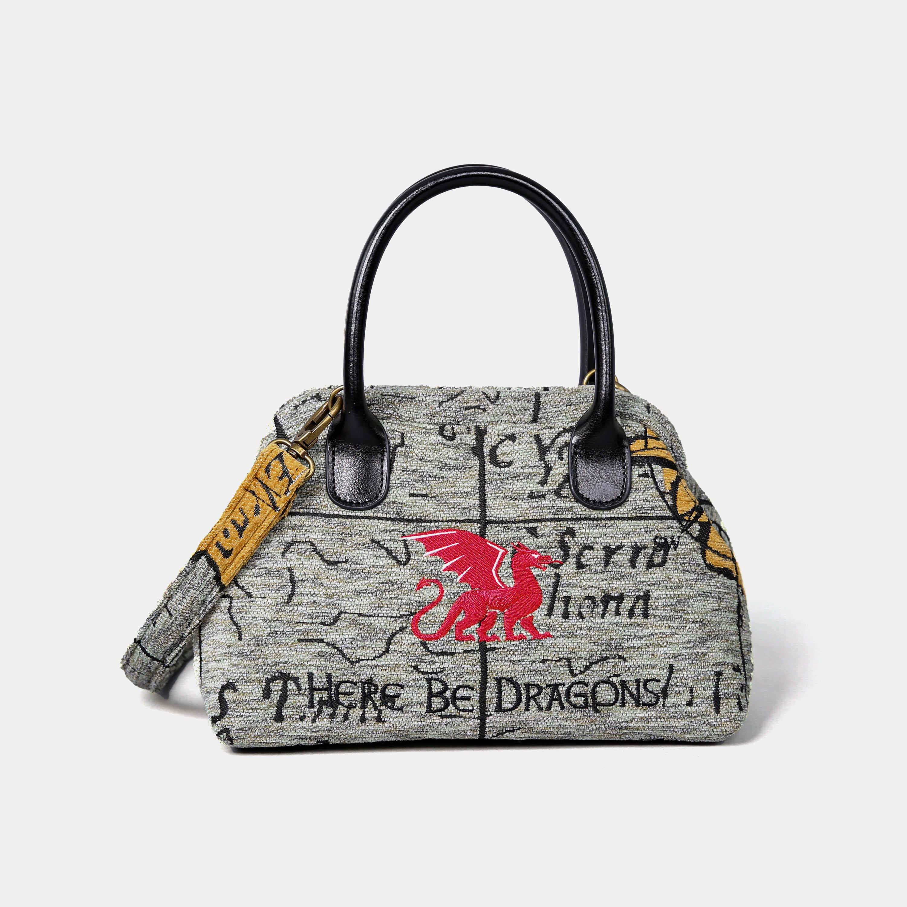 Here Be Dragons Carpet Satchel carpet bag MCW Handmade
