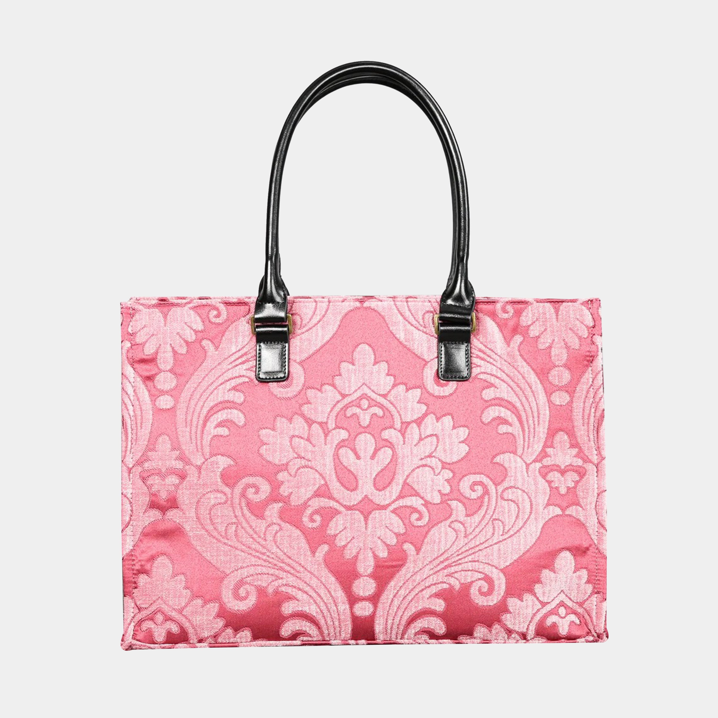Queen Rose Pink Laptop Work Tote  MCW Handmade