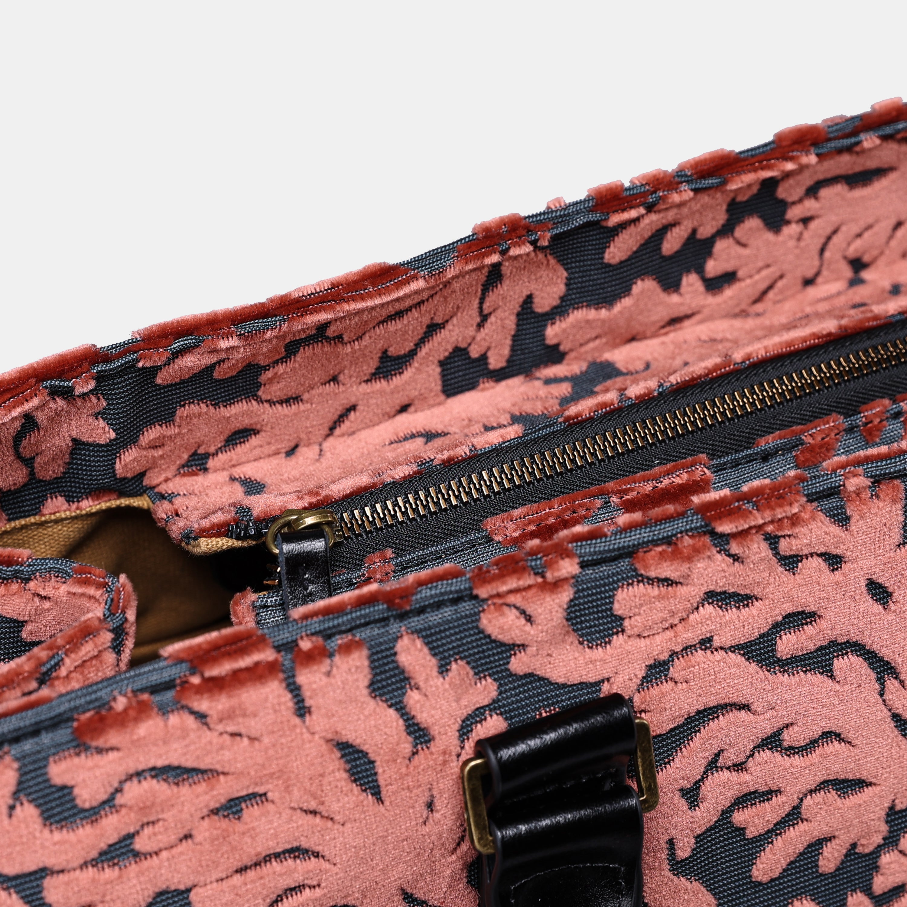 St Tropez Scuba Coral Laptop Work Tote MCW Handmade-6