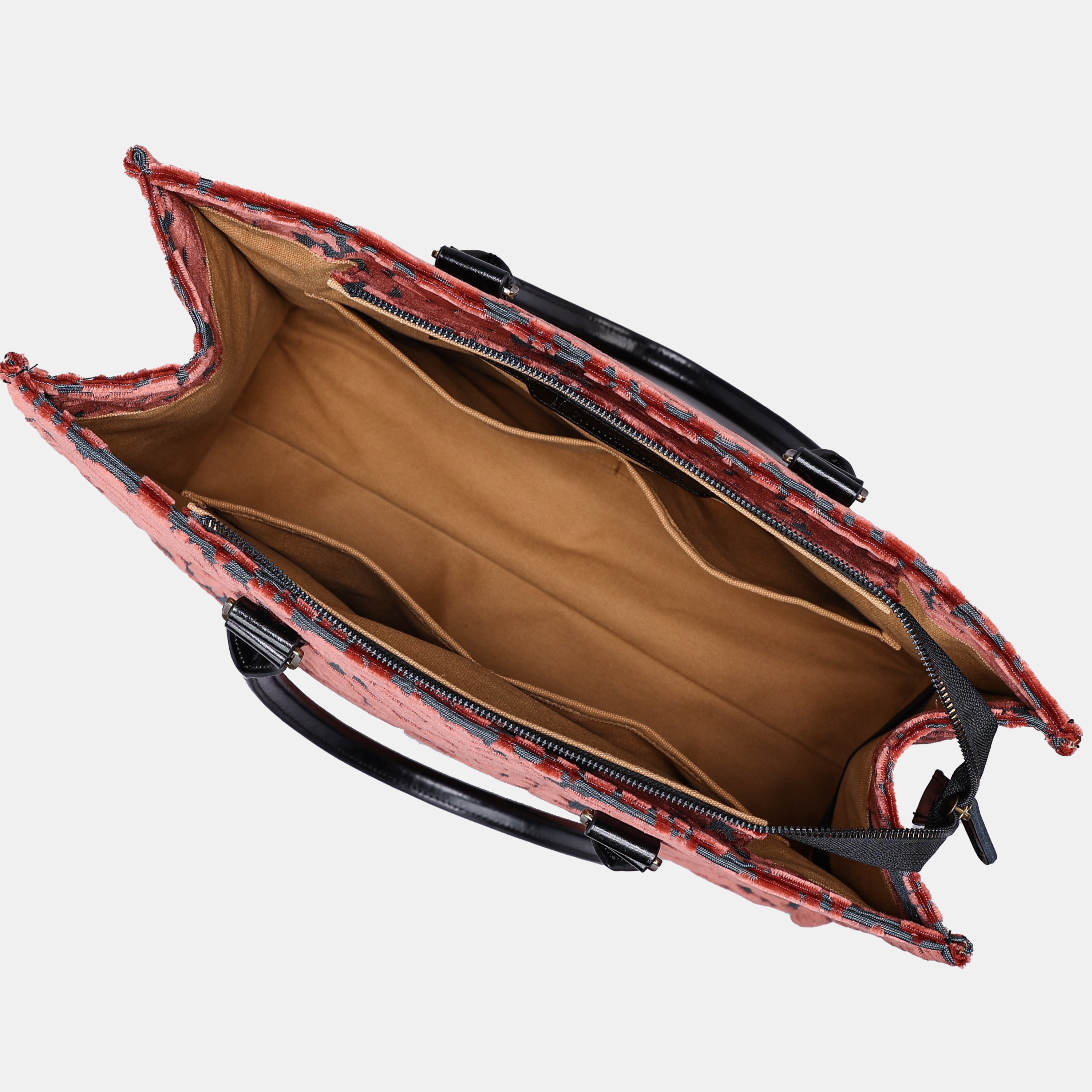 St Tropez Scuba Coral Laptop Work Tote MCW Handmade-5