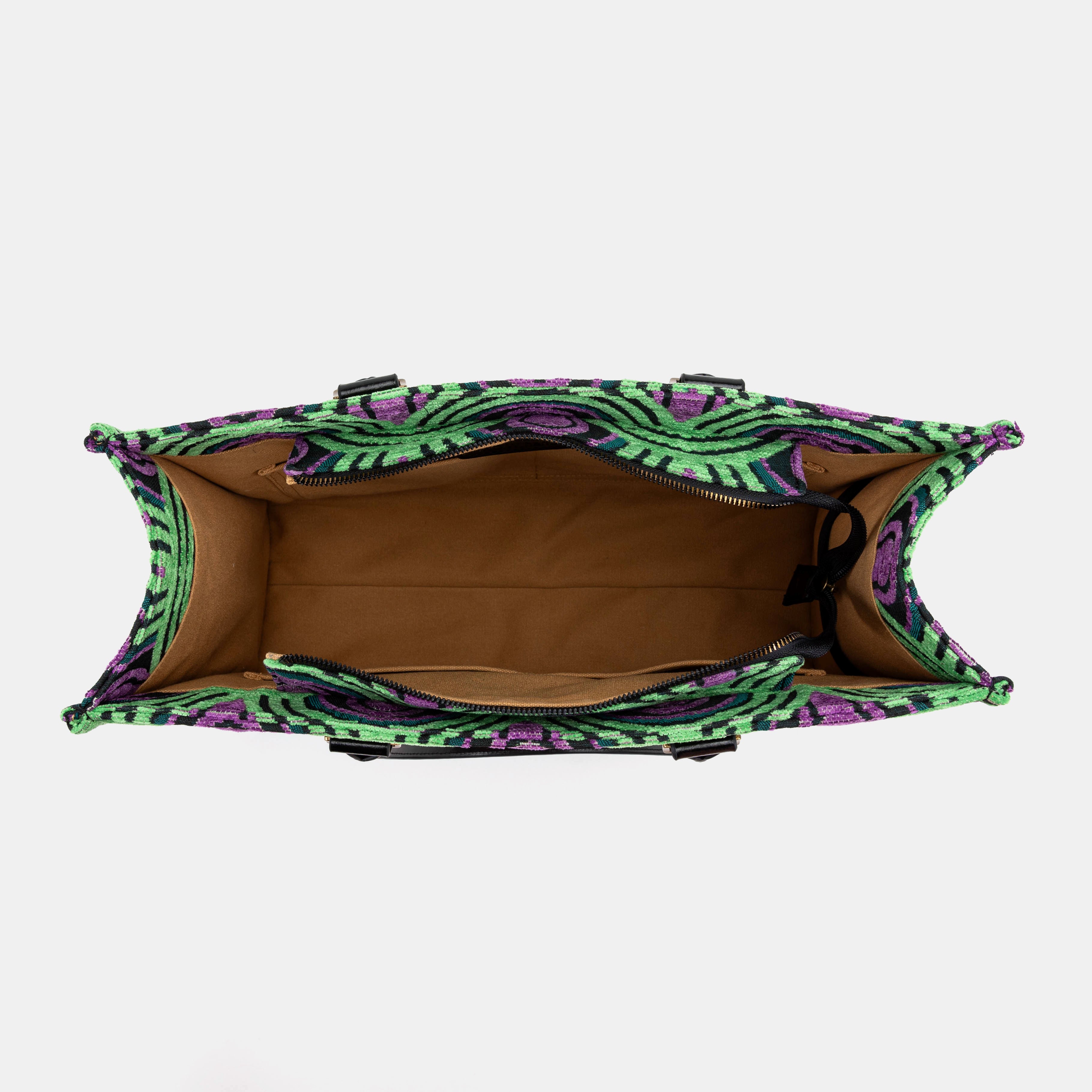 The Shining Room 237 Laptop Work Tote Carpetbag of America inside