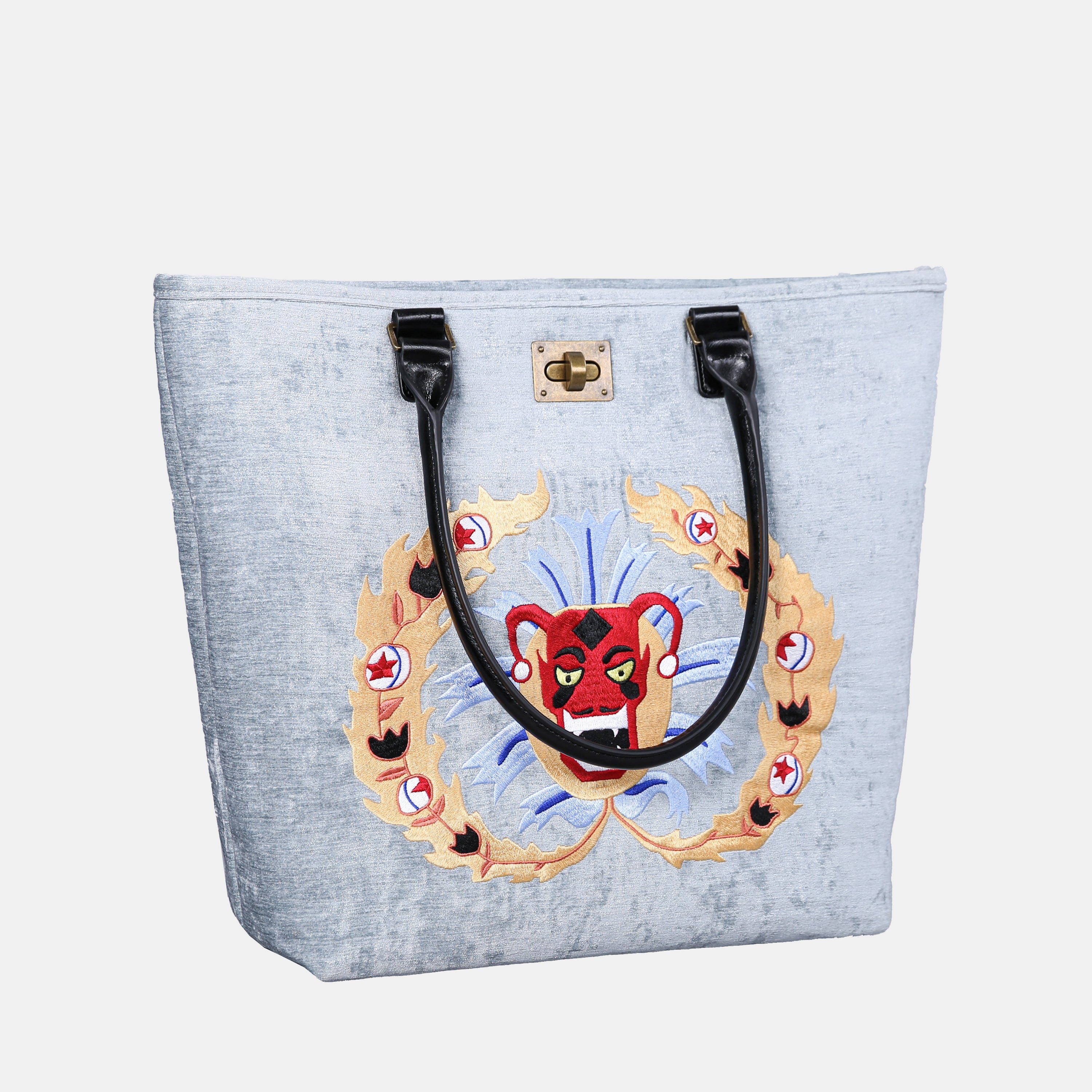 AHS the Devils Mouth Carpet Tote Shopper carpet bag MCW Handmade-1