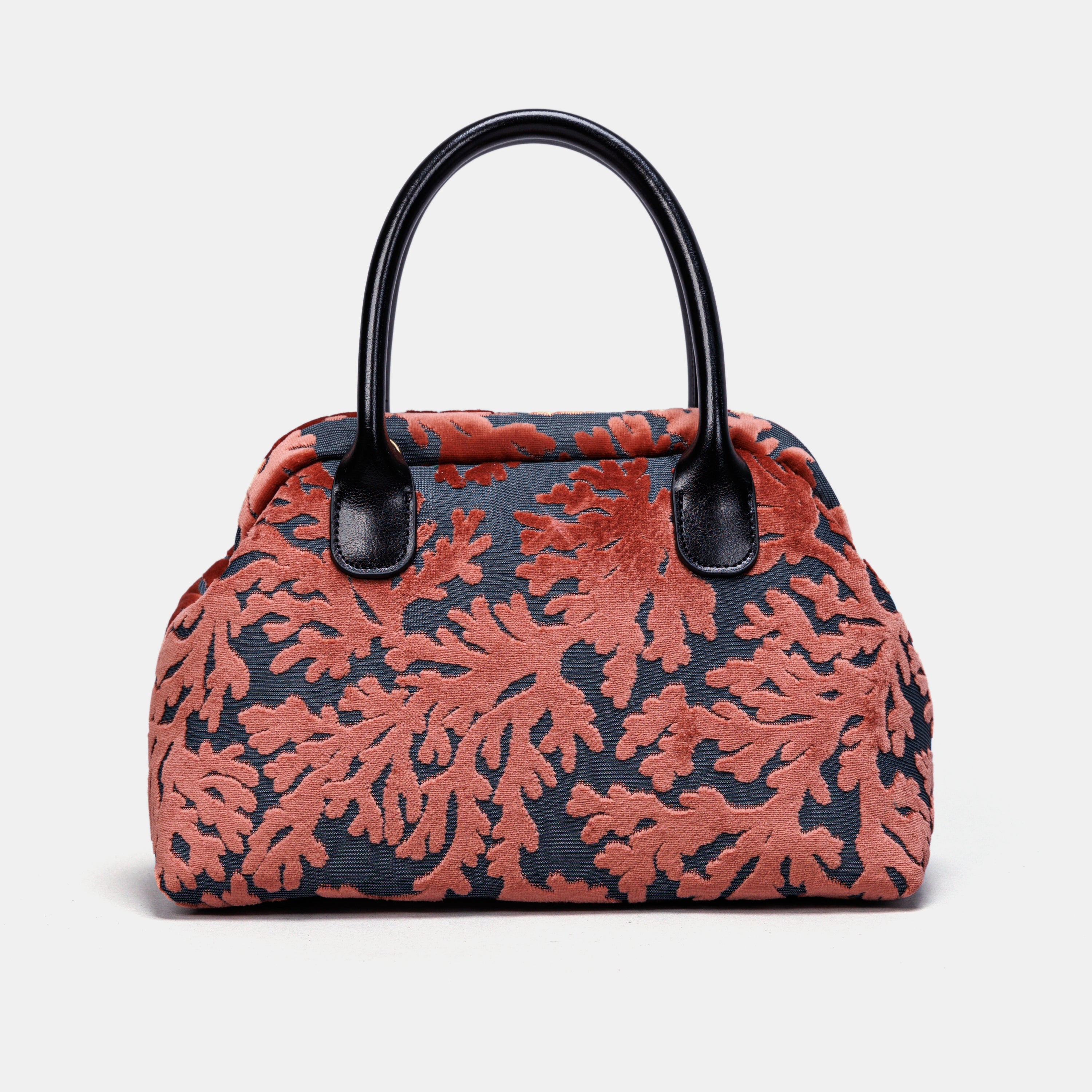 St Tropez Scuba Coral Carpet Satchel carpet bag MCW Handmade