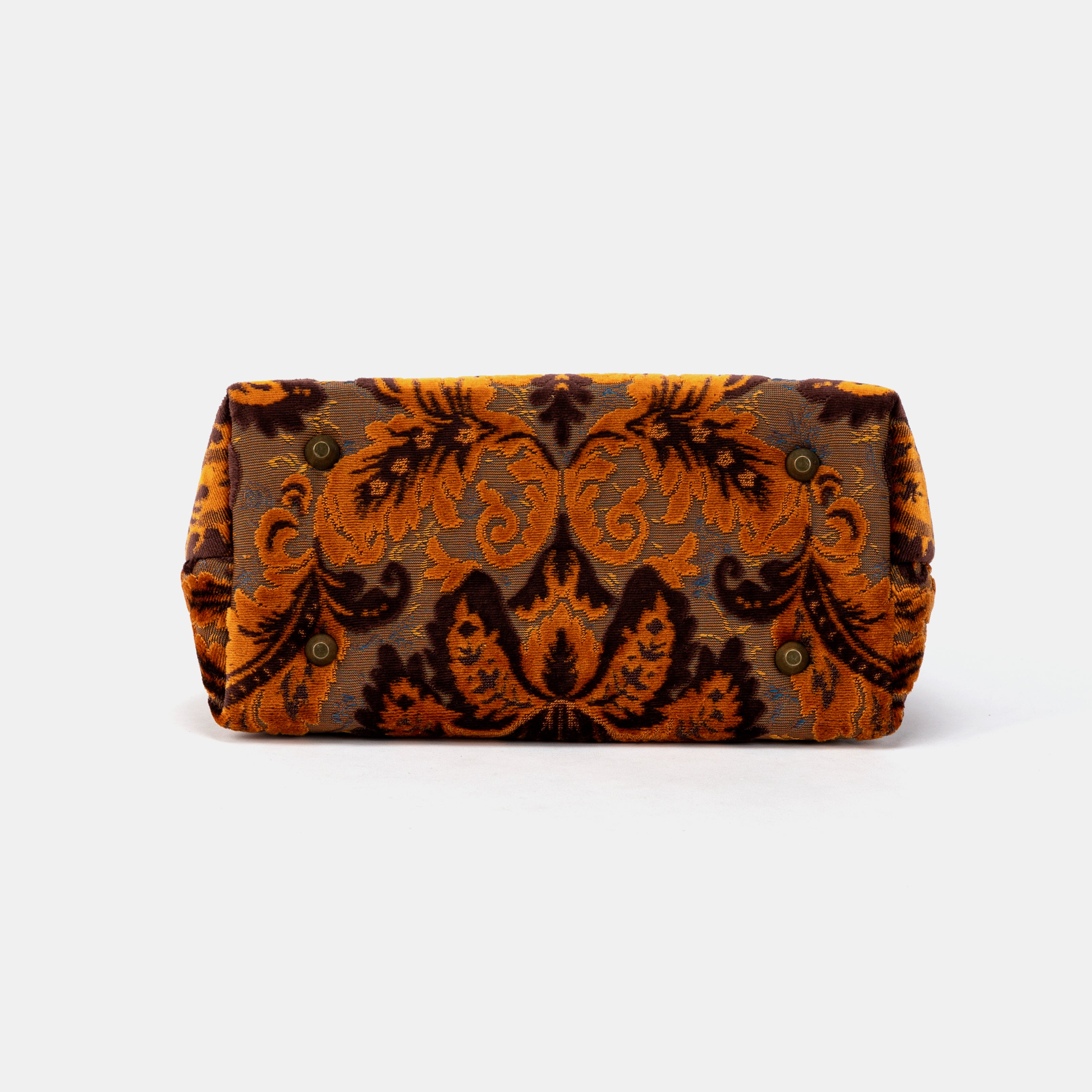 Burnout Velvet Revival Sienna Carpet Satchel bottom