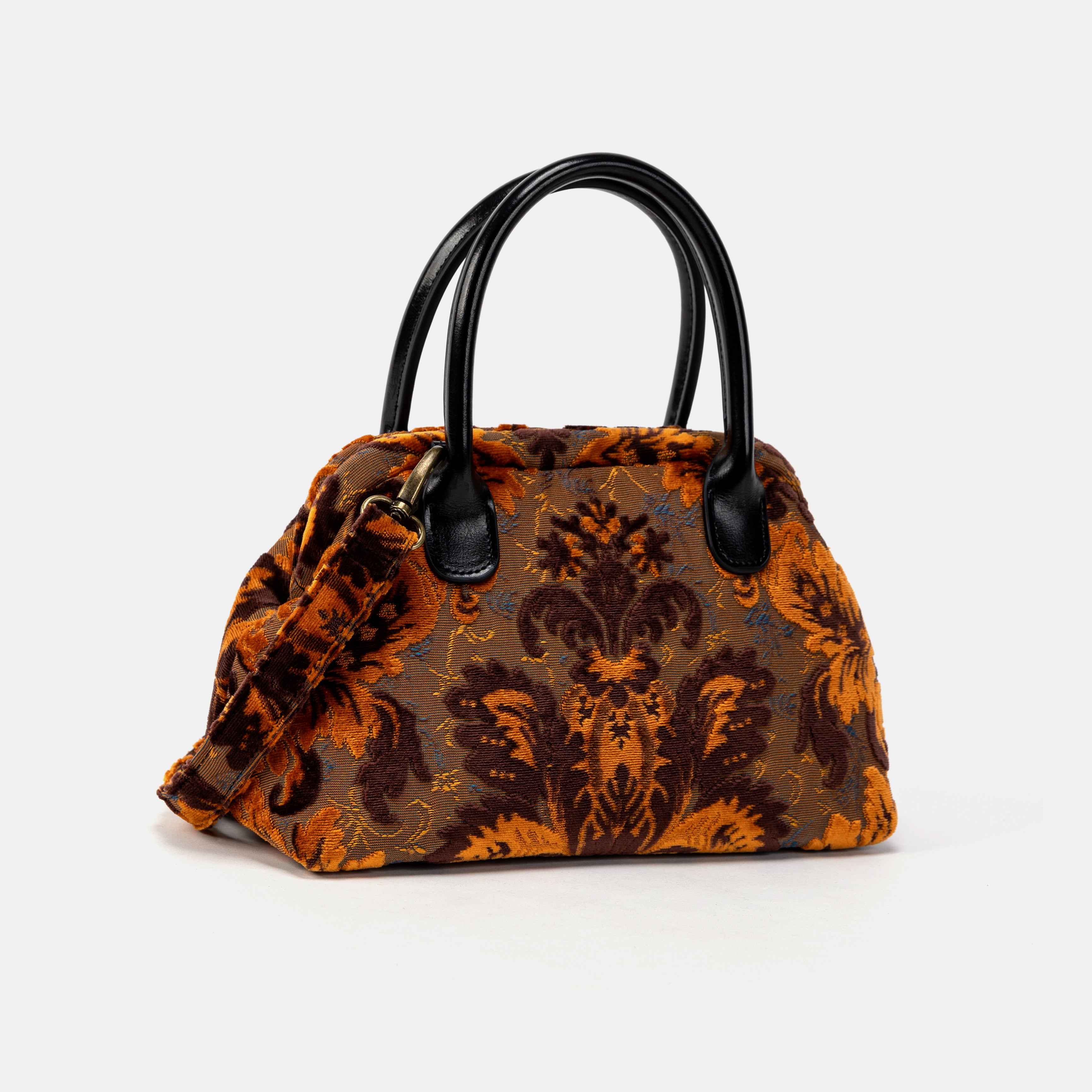 Burnout Velvet Revival Sienna Carpet Satchel little side