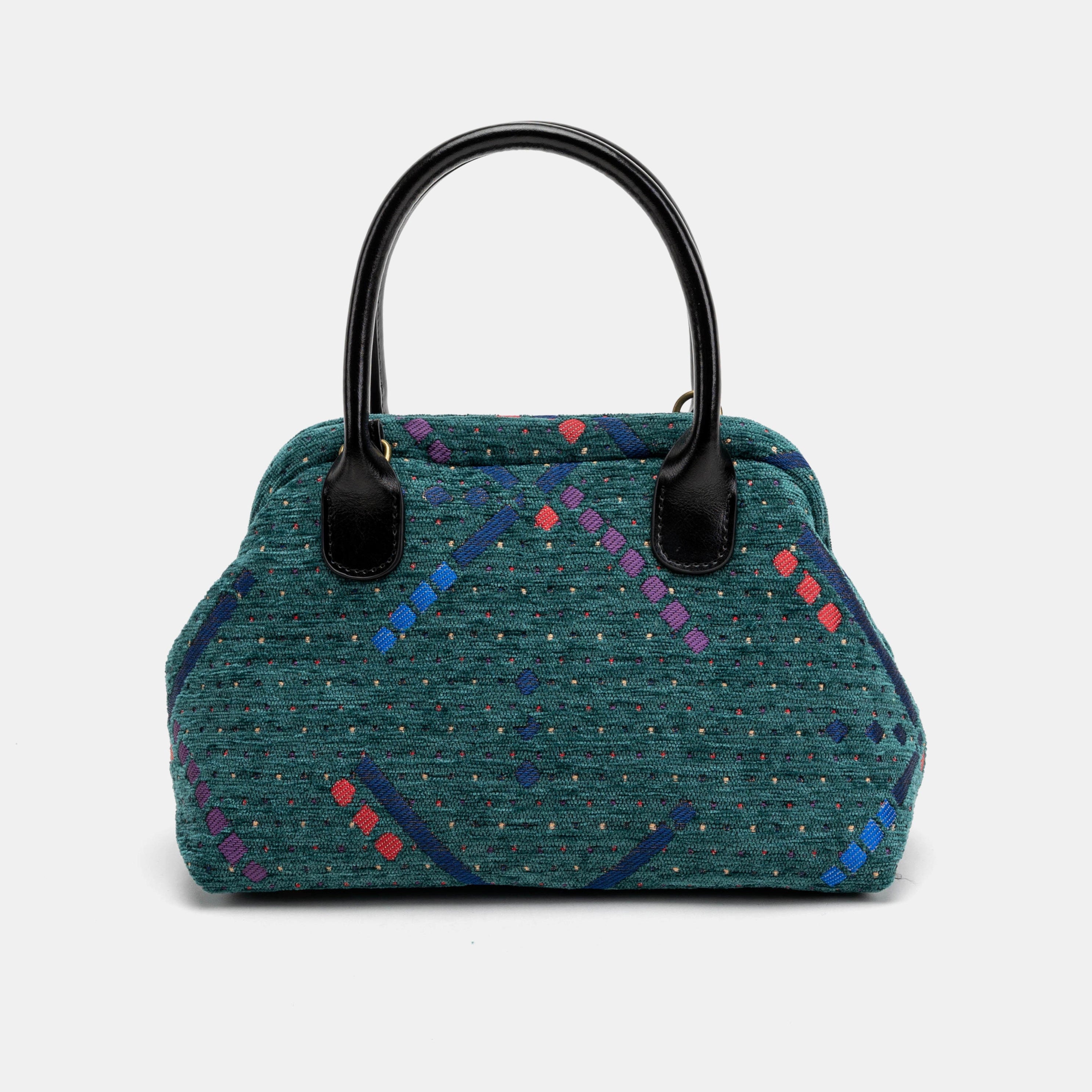 PDX Portland Airport Carpet Satchel back