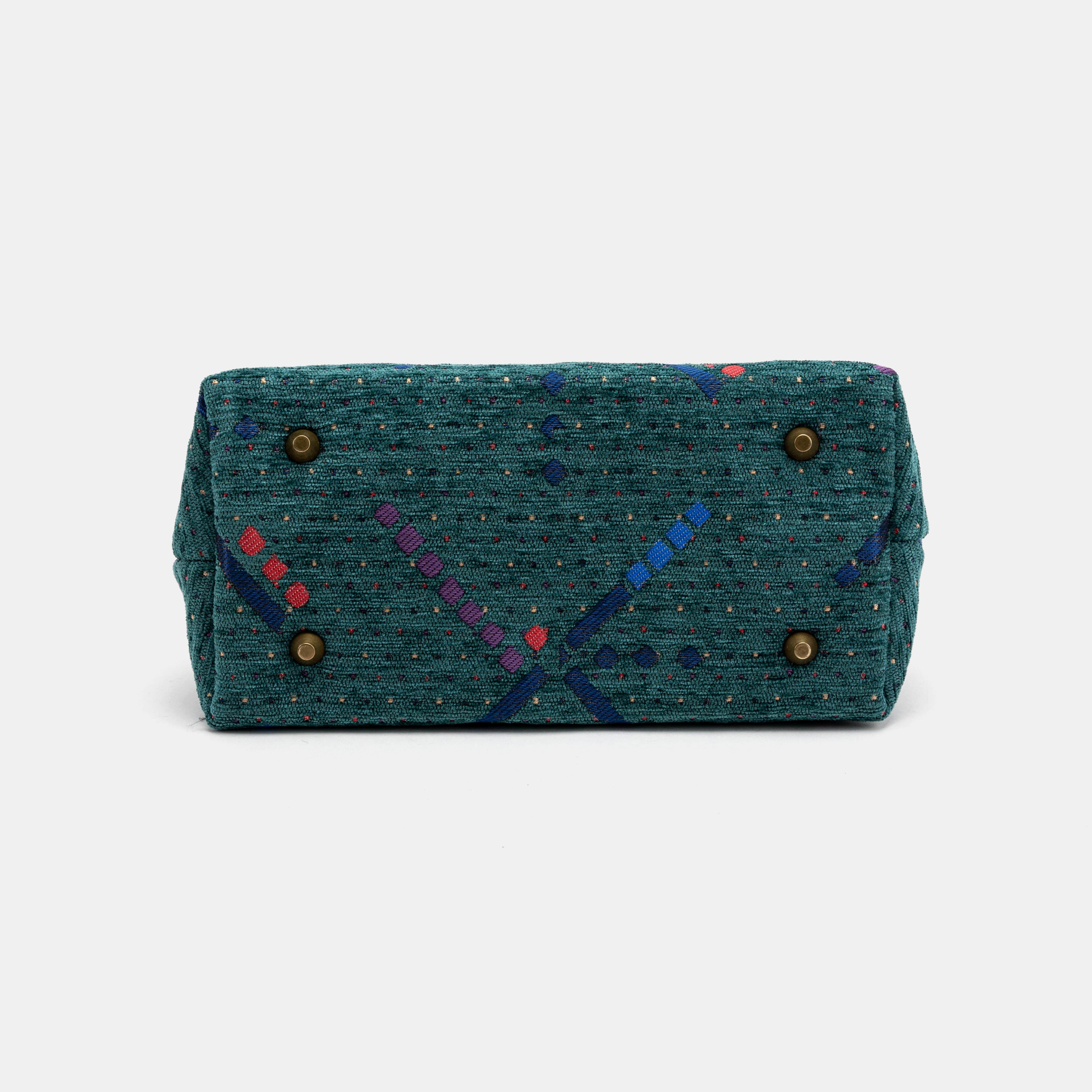 PDX Portland Airport Carpet Satchel bottom