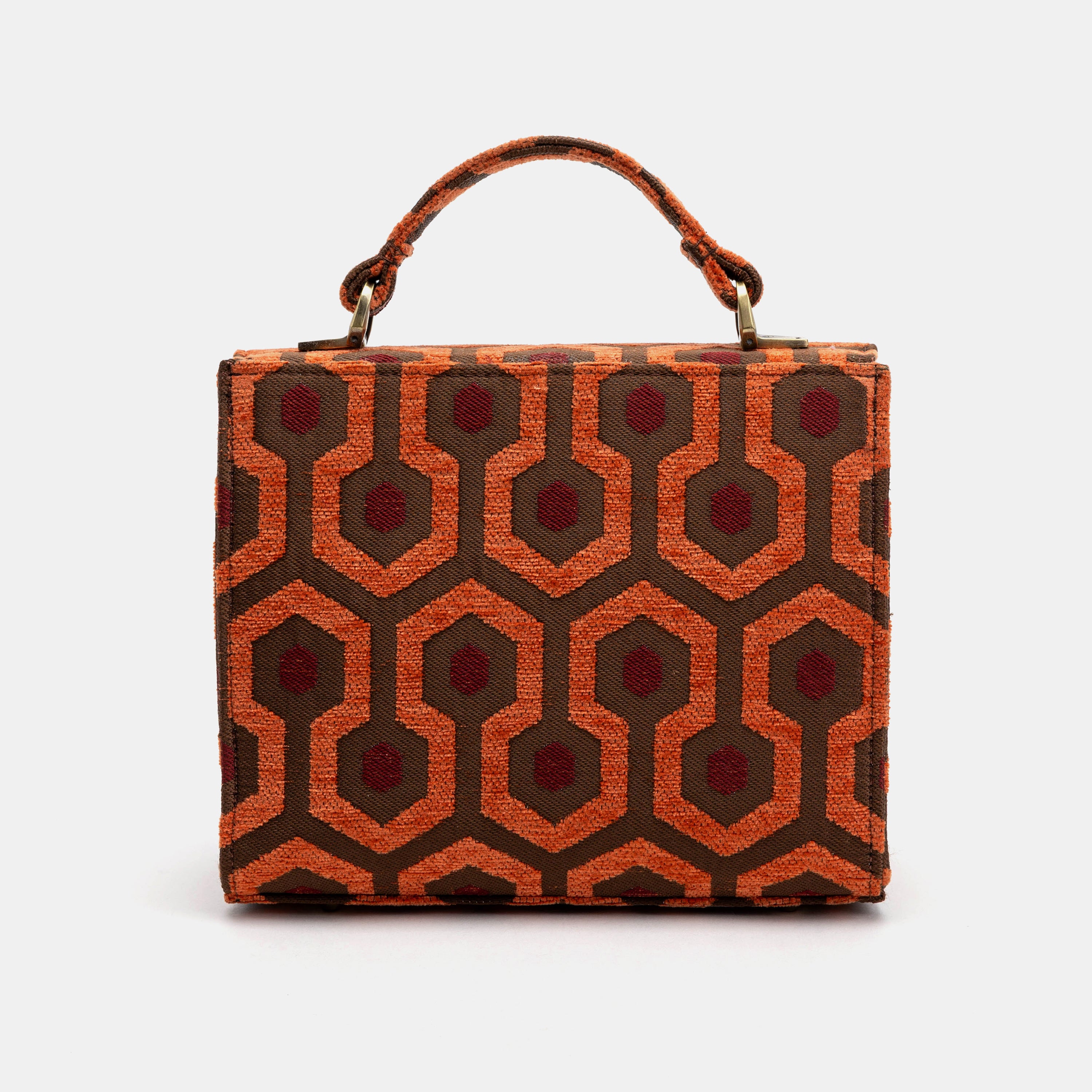 "The Shining" Overlook Hotel Flap Satchel Carpetbag of America back
