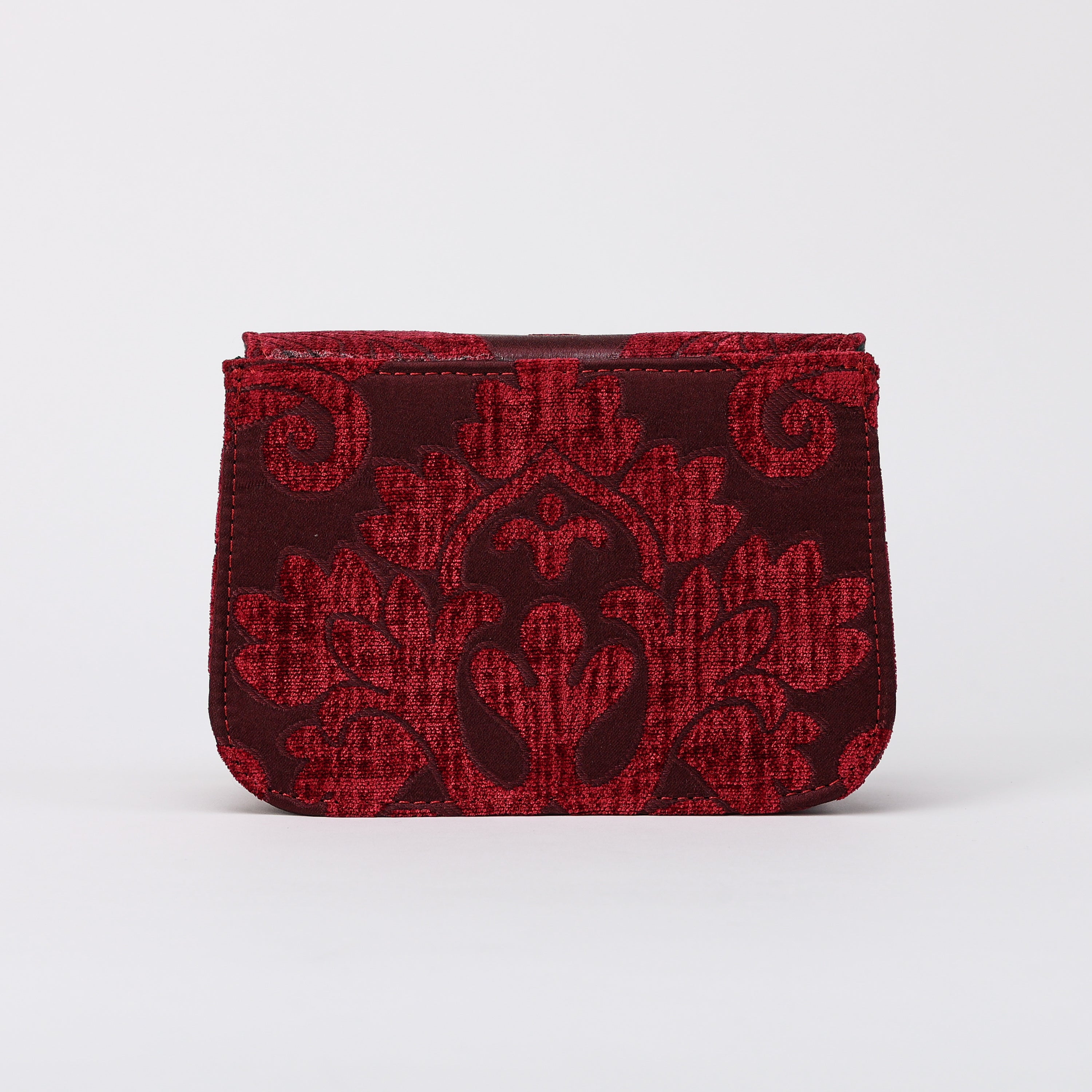 Queen Wine Flap Crossbody Bag carpet bag MCW Handmade-5