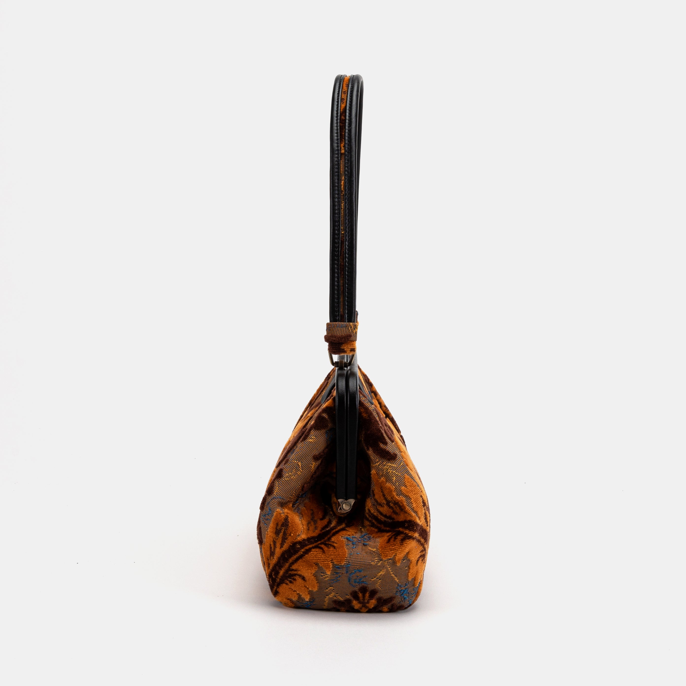 Burnout Velvet Revival Sienna Shoulder Bag of America side
