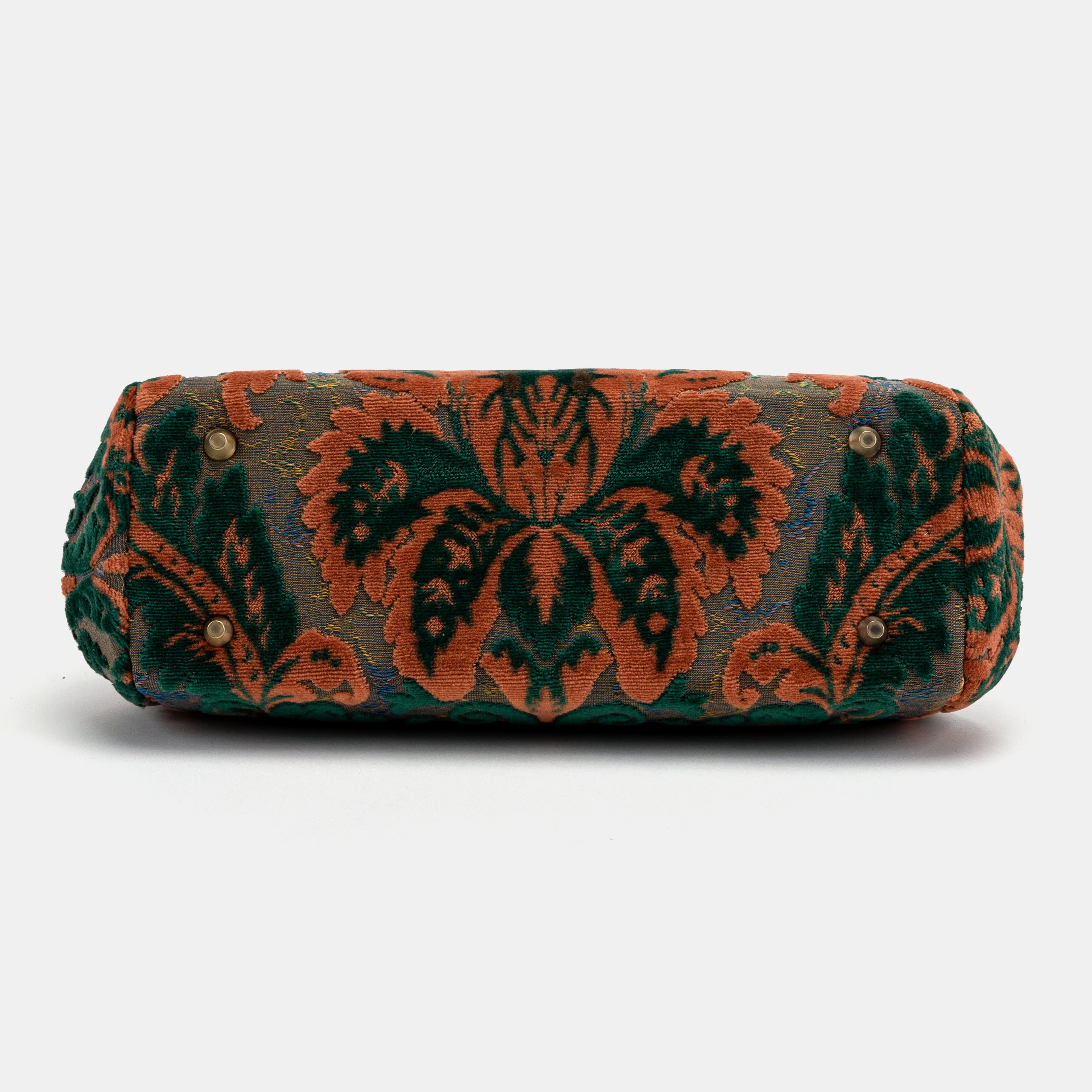 Burnout Velvet Revival Jade Shoulder Bag of America bottom