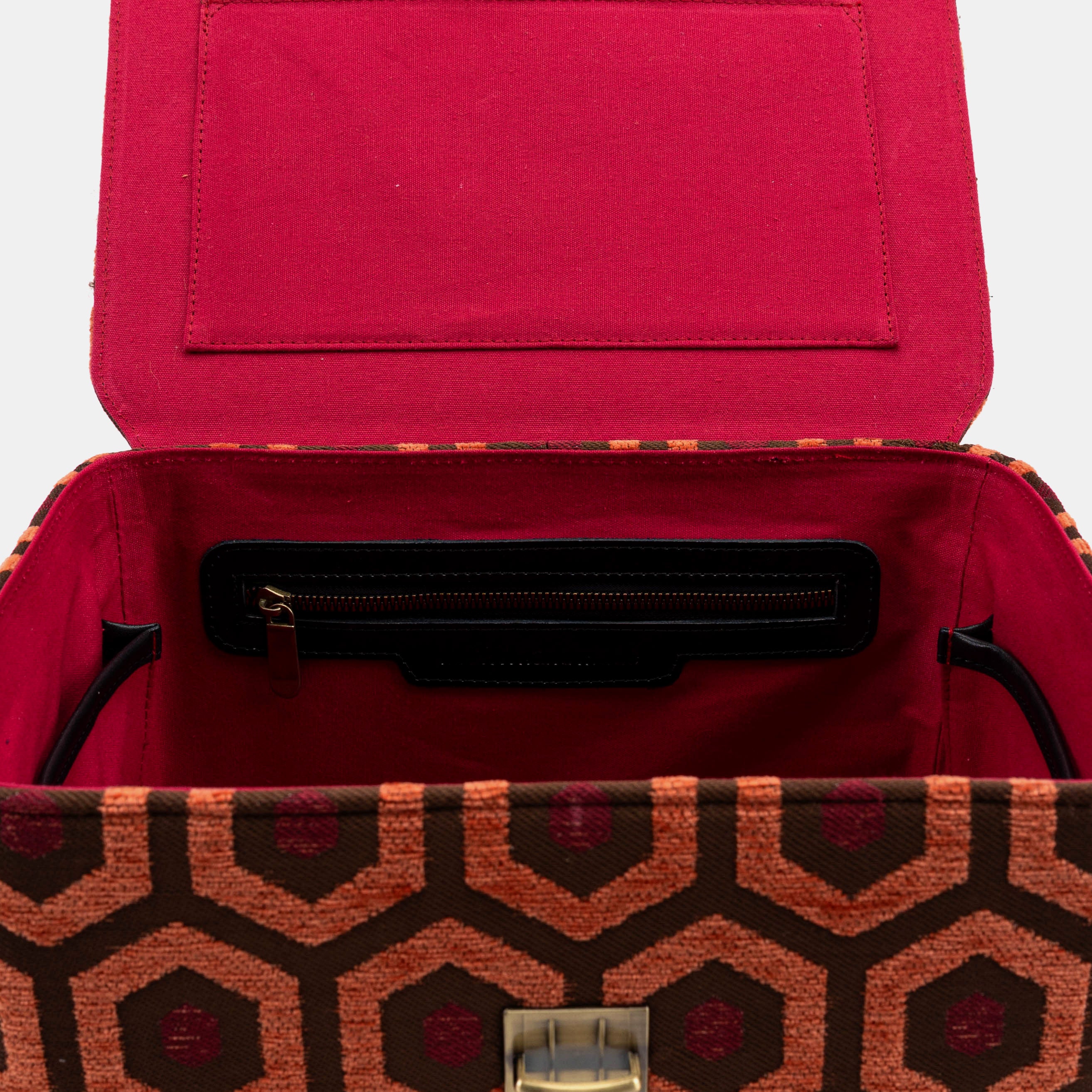 "The Shining" Overlook Hotel Josephine Large Train Case of America inside pocket