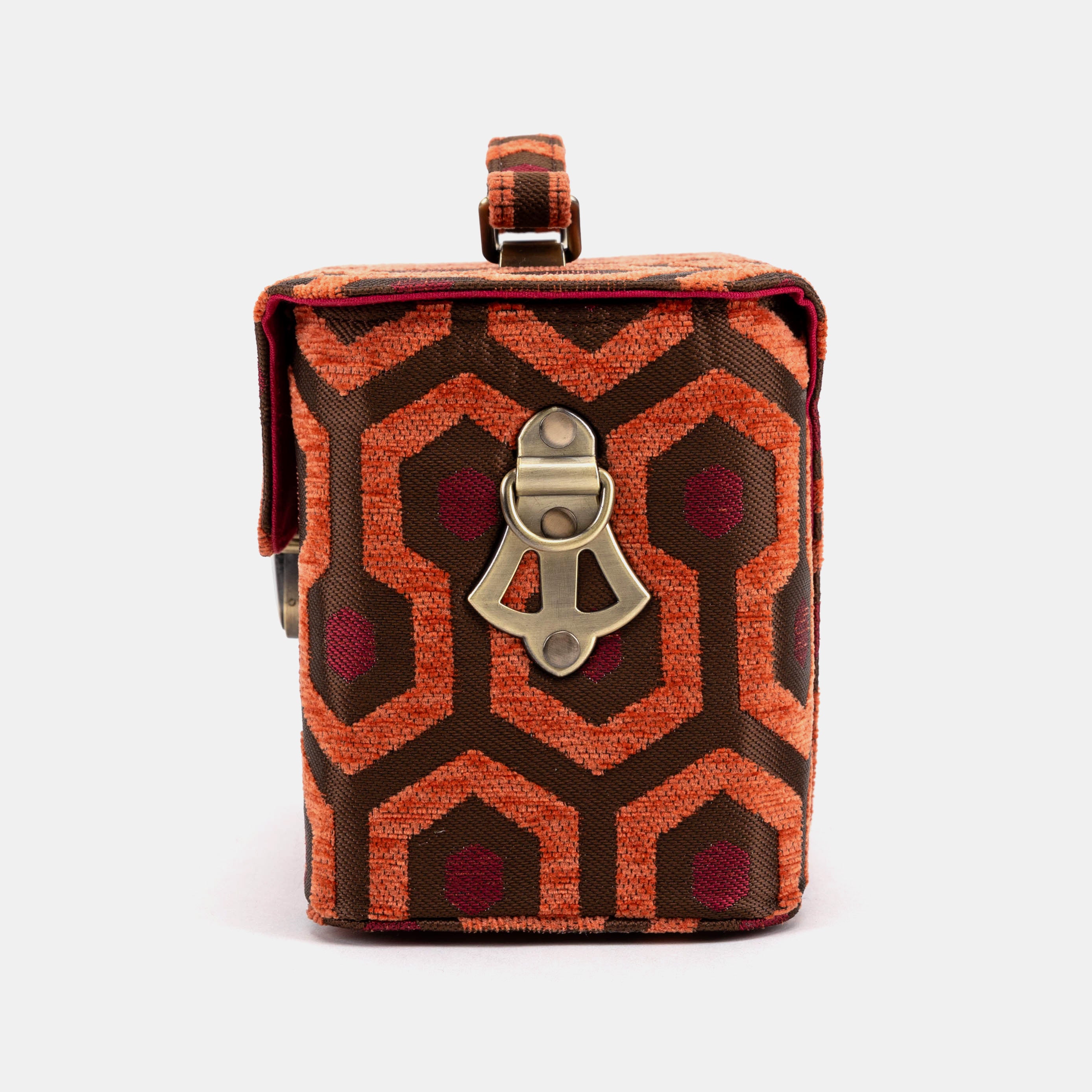 "The Shining" Overlook Hotel Clara Medium Train Case of America side