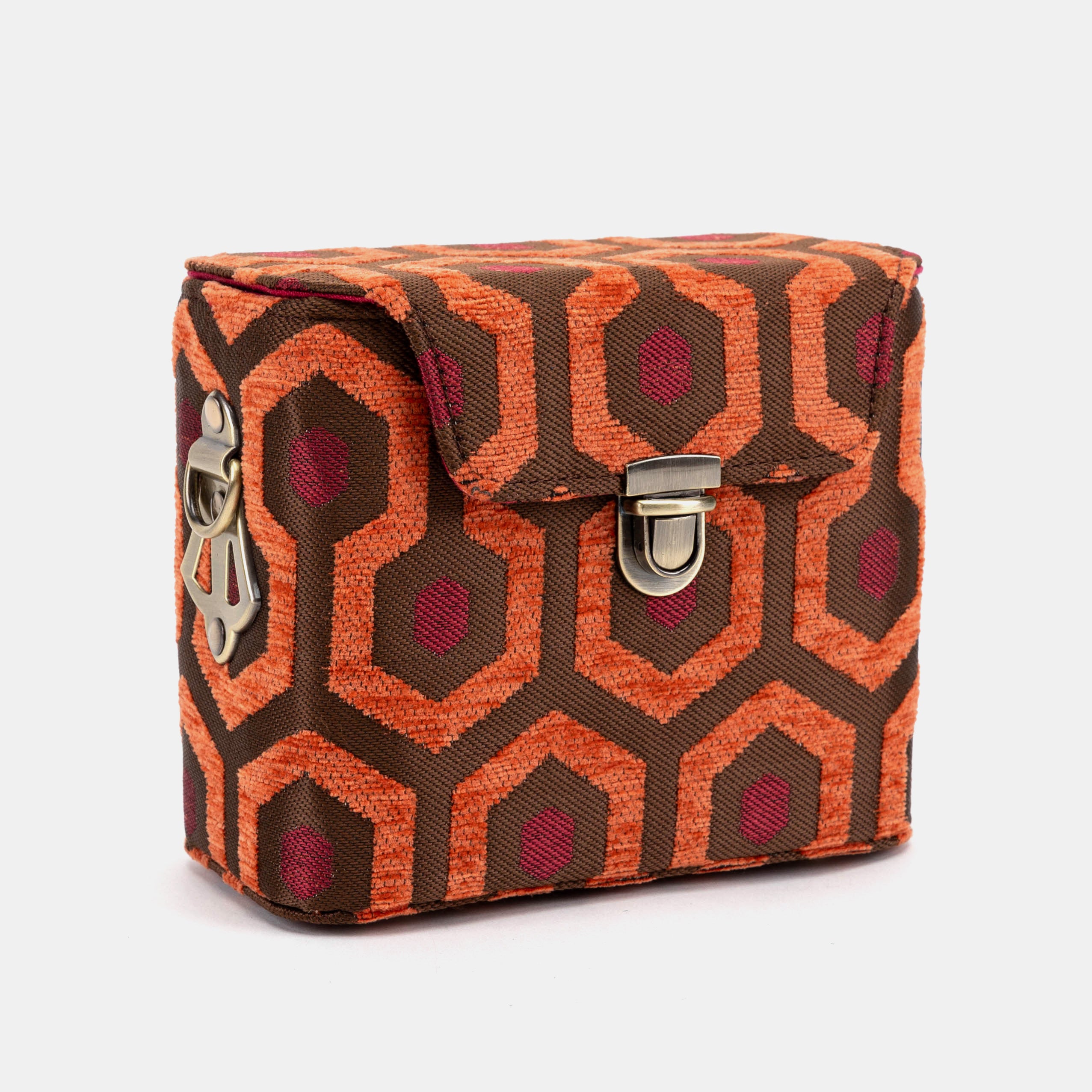 "The Shining" Overlook Hotel Emma Small Train Case of America front side