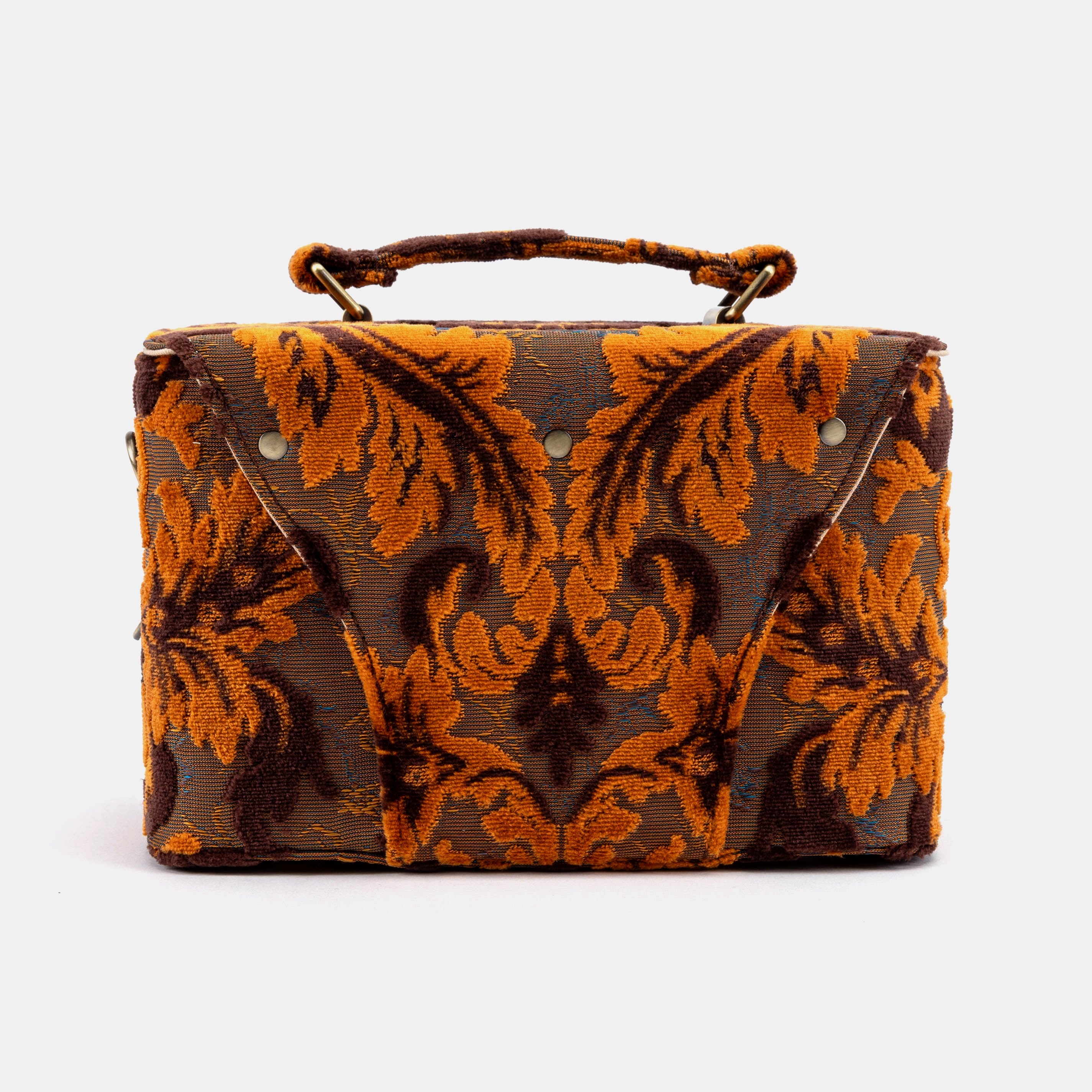 Burnout Velvet Revival Sienna Clara Medium Train Case of America back
