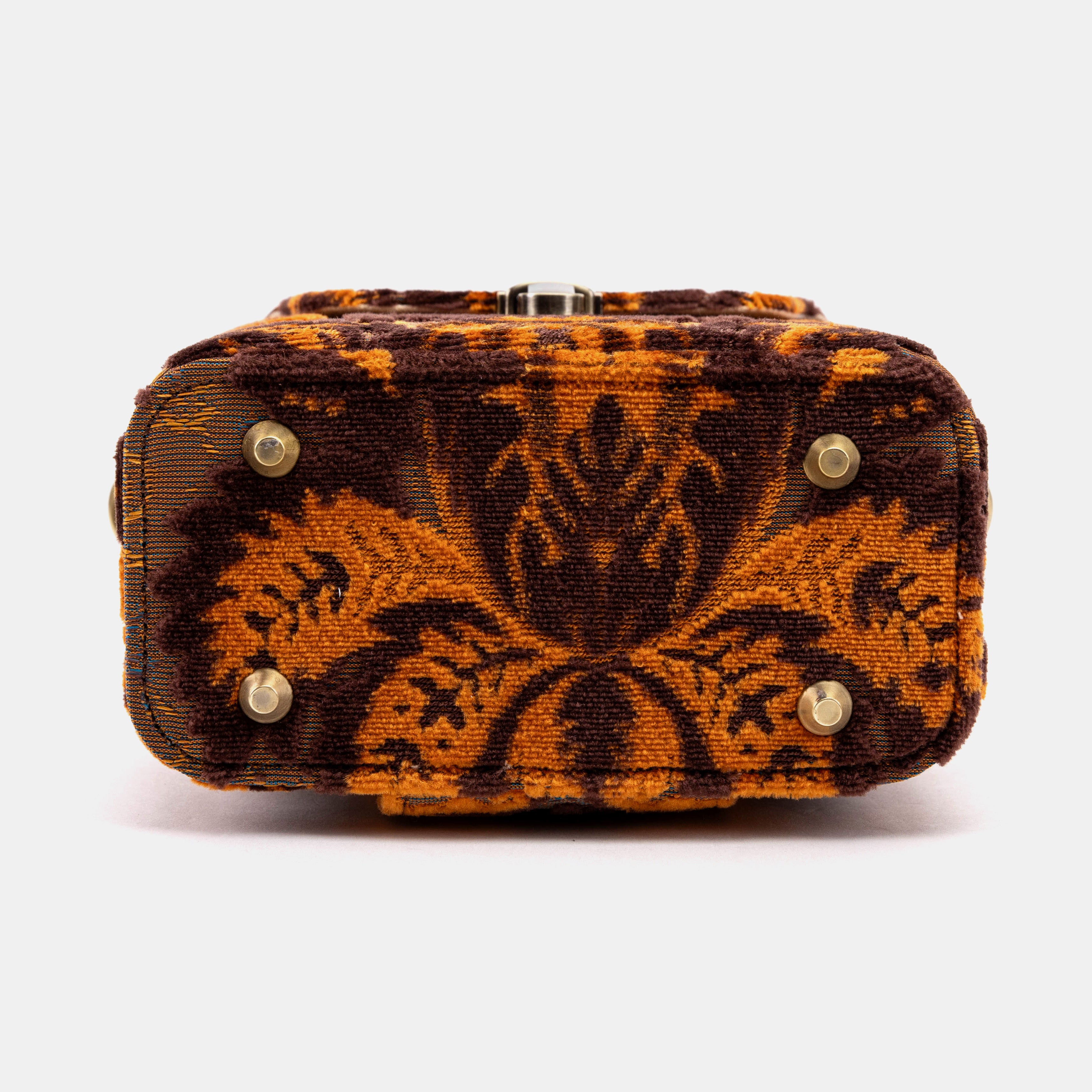 Burnout Velvet Revival Sienna Emma Small Train Case of America bottom