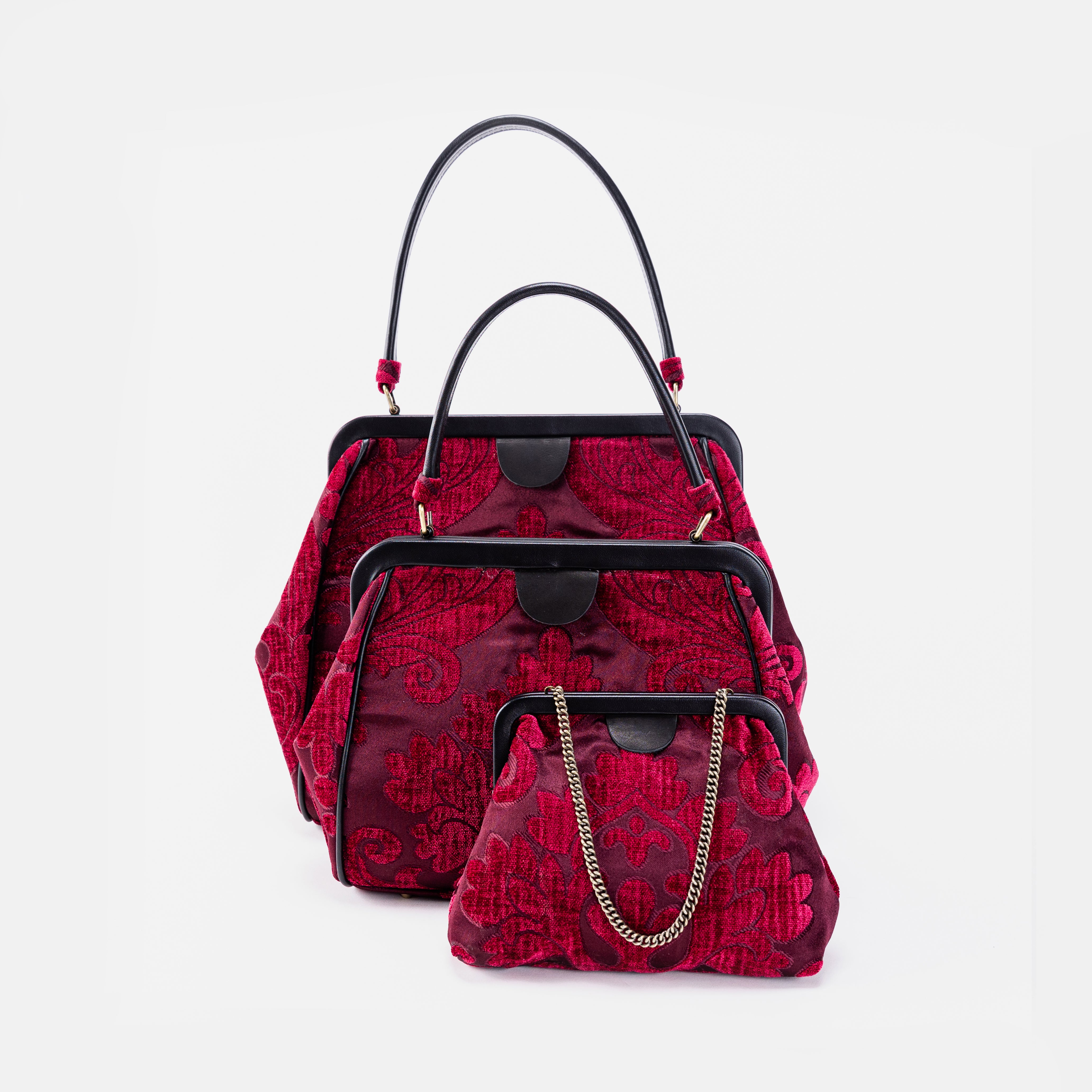 Queen Wine Alma Shoulder Bag Carpet Bag of America