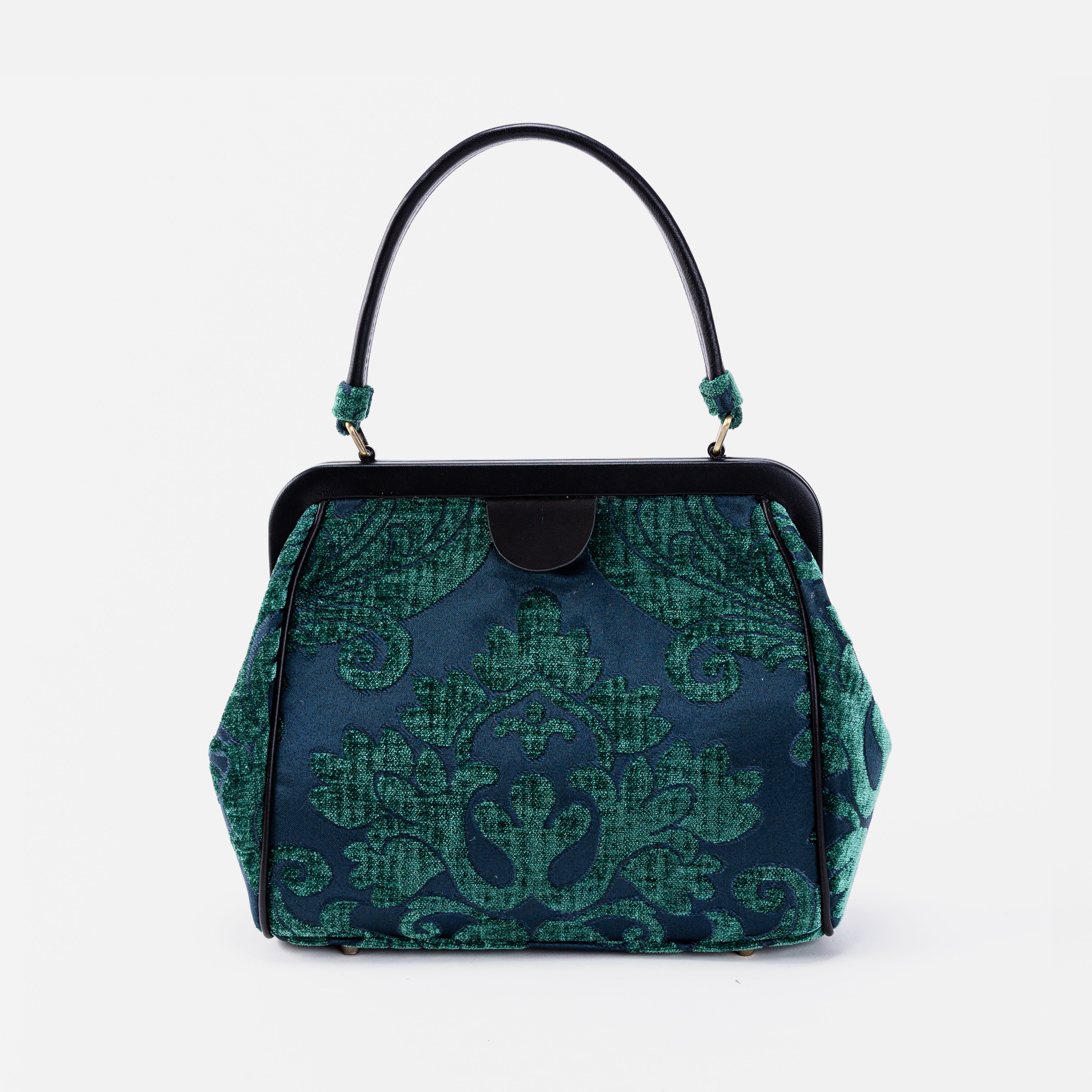 Alma Satchel Carpet Bag  Queen Hunter Green main
