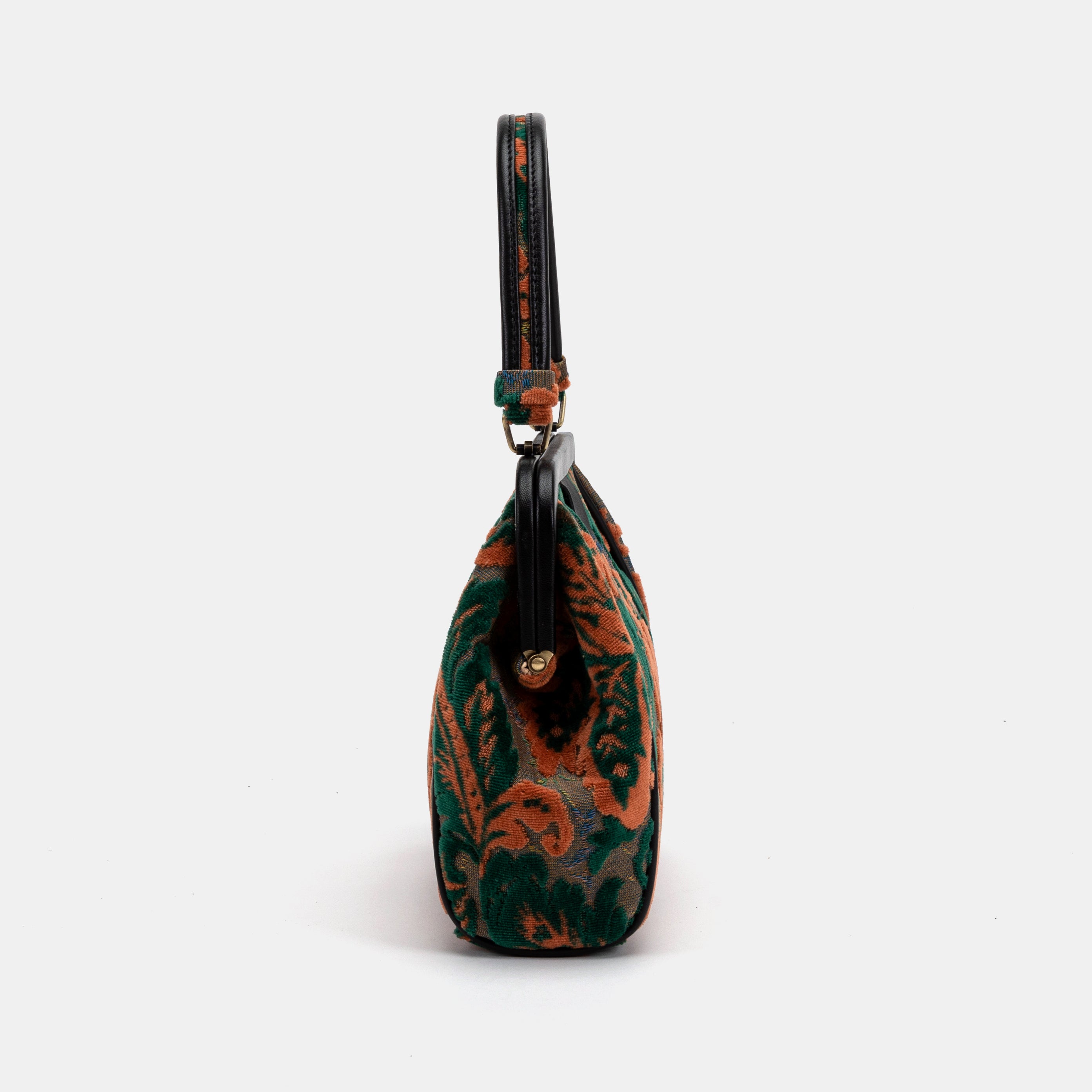 Burnout Velvet Revival Jade Alma Carpet Bag of America side