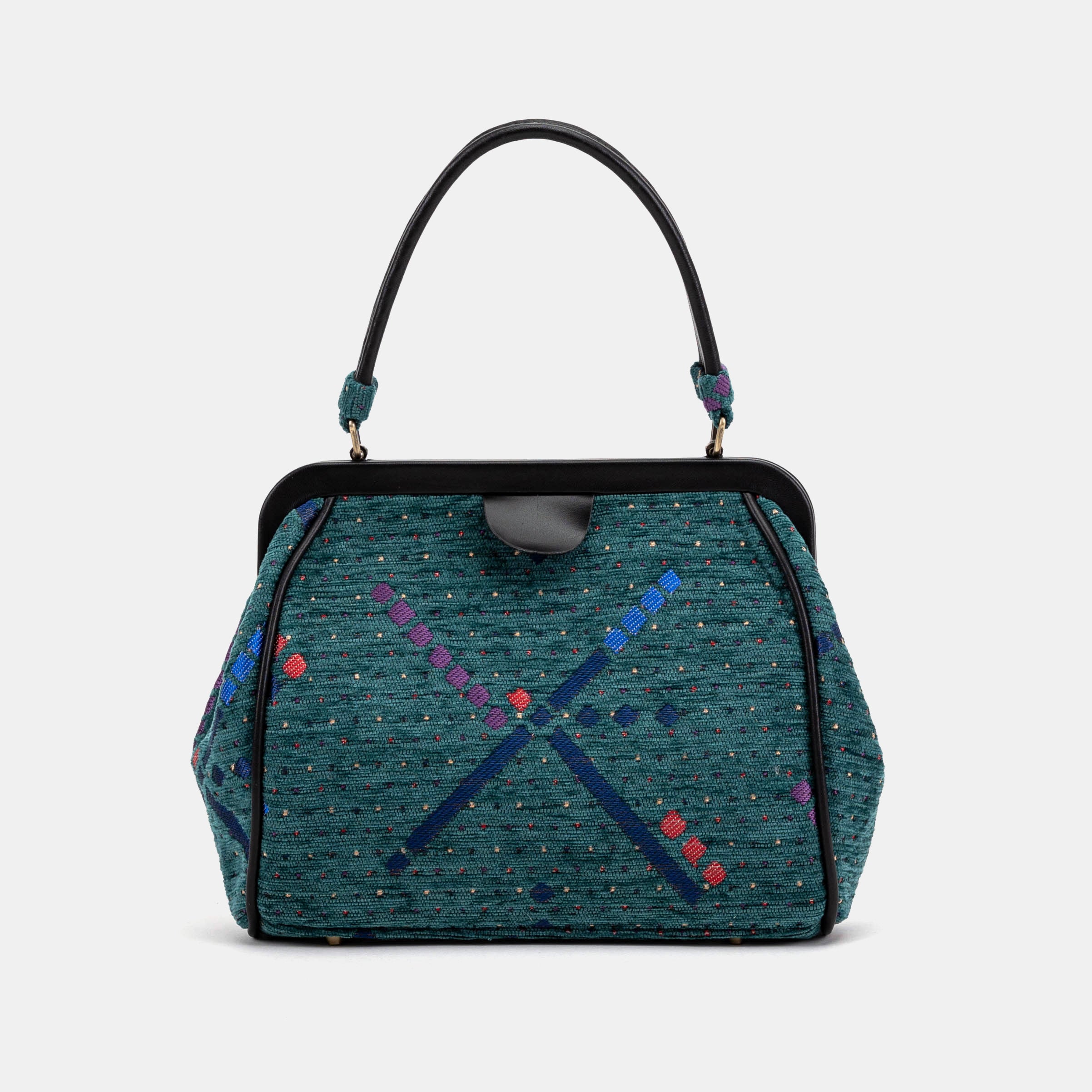 PDX Portland Airport Alma Satchel Carpet Bag