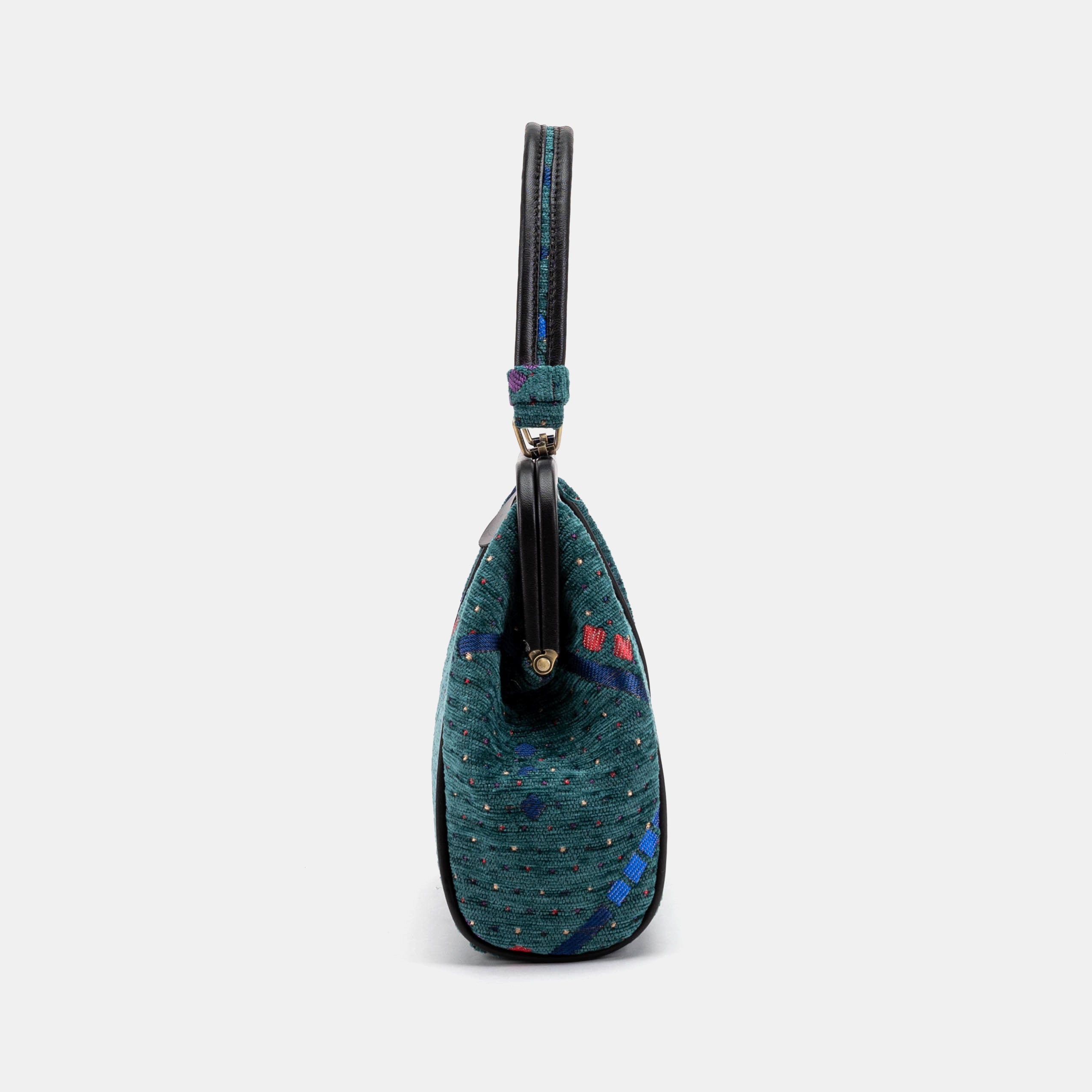 PDX Portland Airport Alma Satchel Carpet Bag side