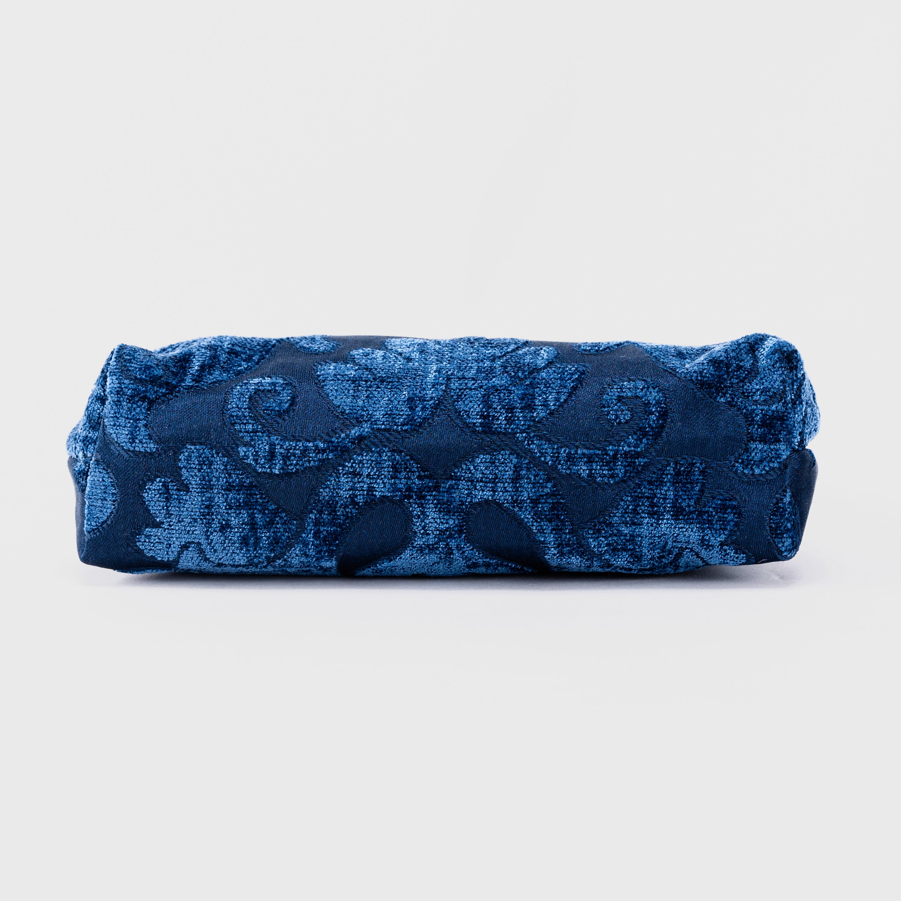 Queen Royal Blue Alma Evening Clutch Bag bottom