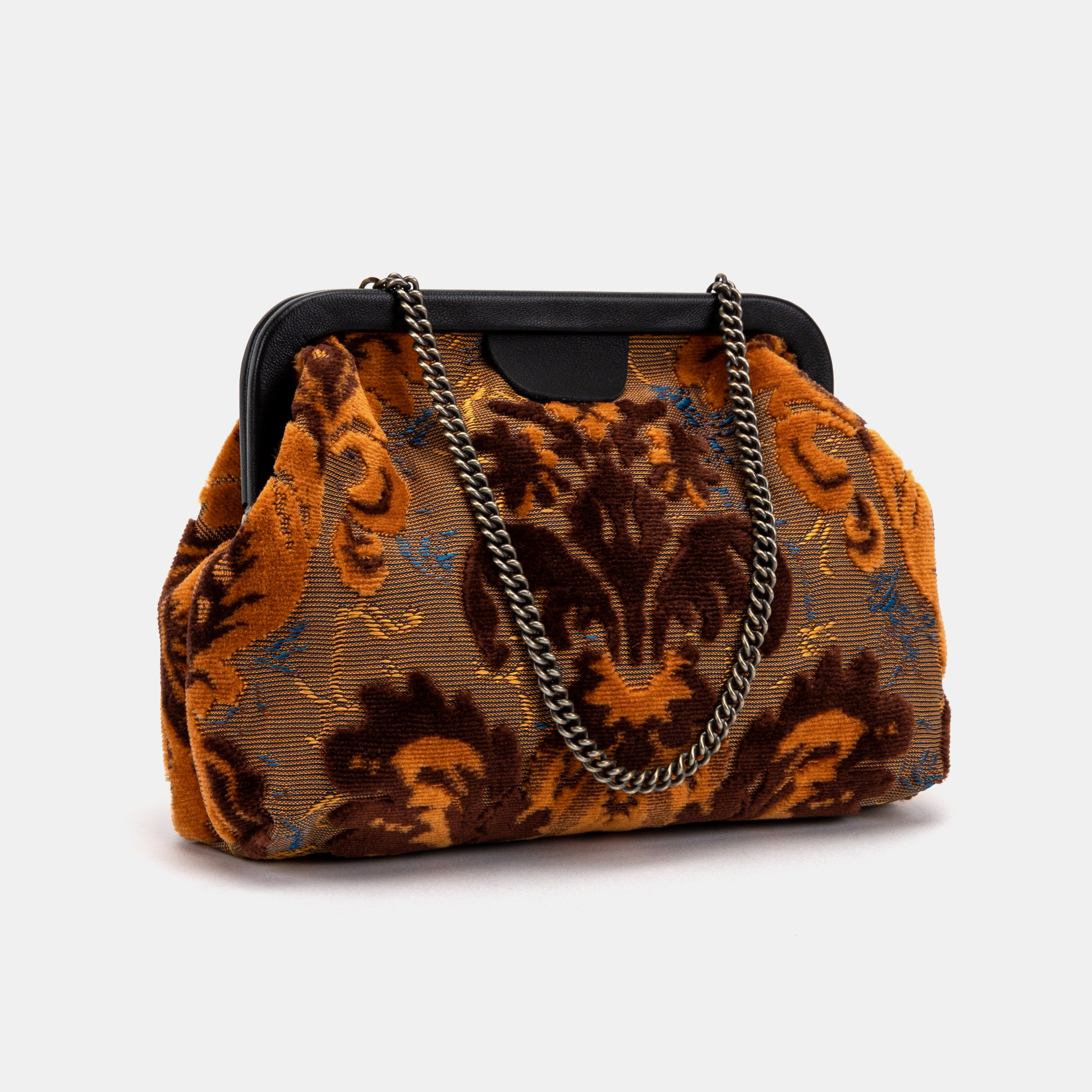 Burnout Velvet Revival Sienna Alma Clutch