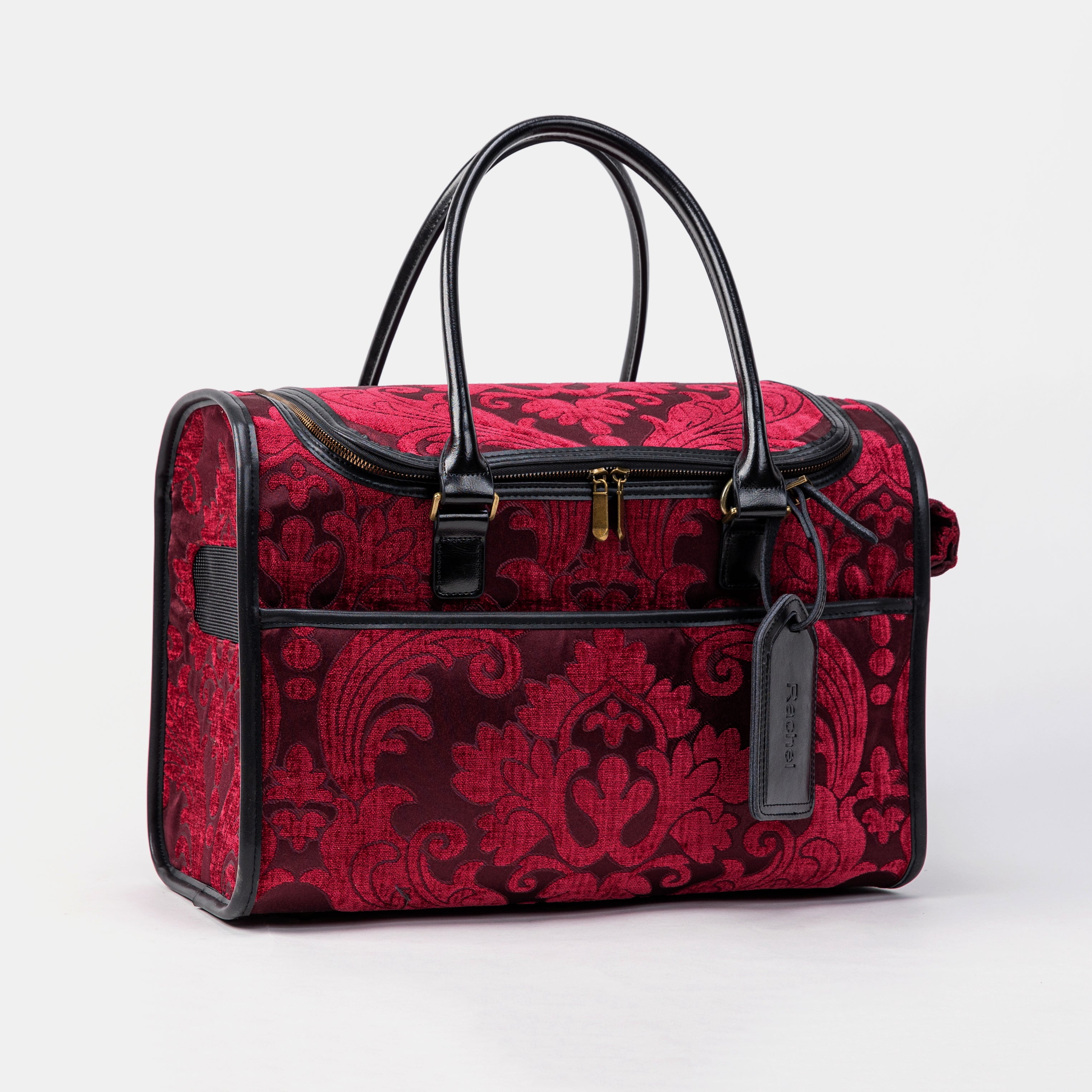 Travel Dog Carrier Bag Queen Wine Overview