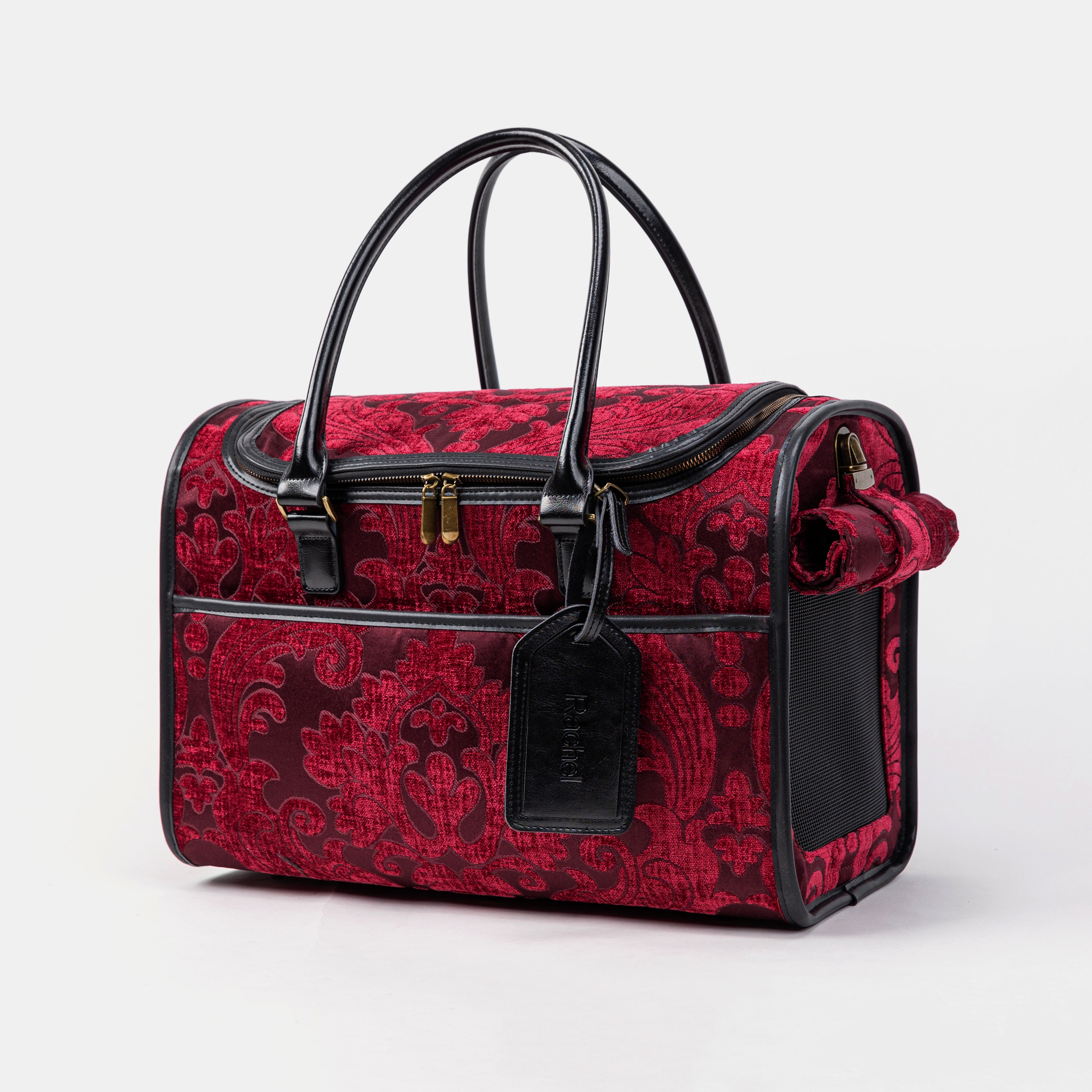 Travel Dog Carrier Bag Queen Wine Main