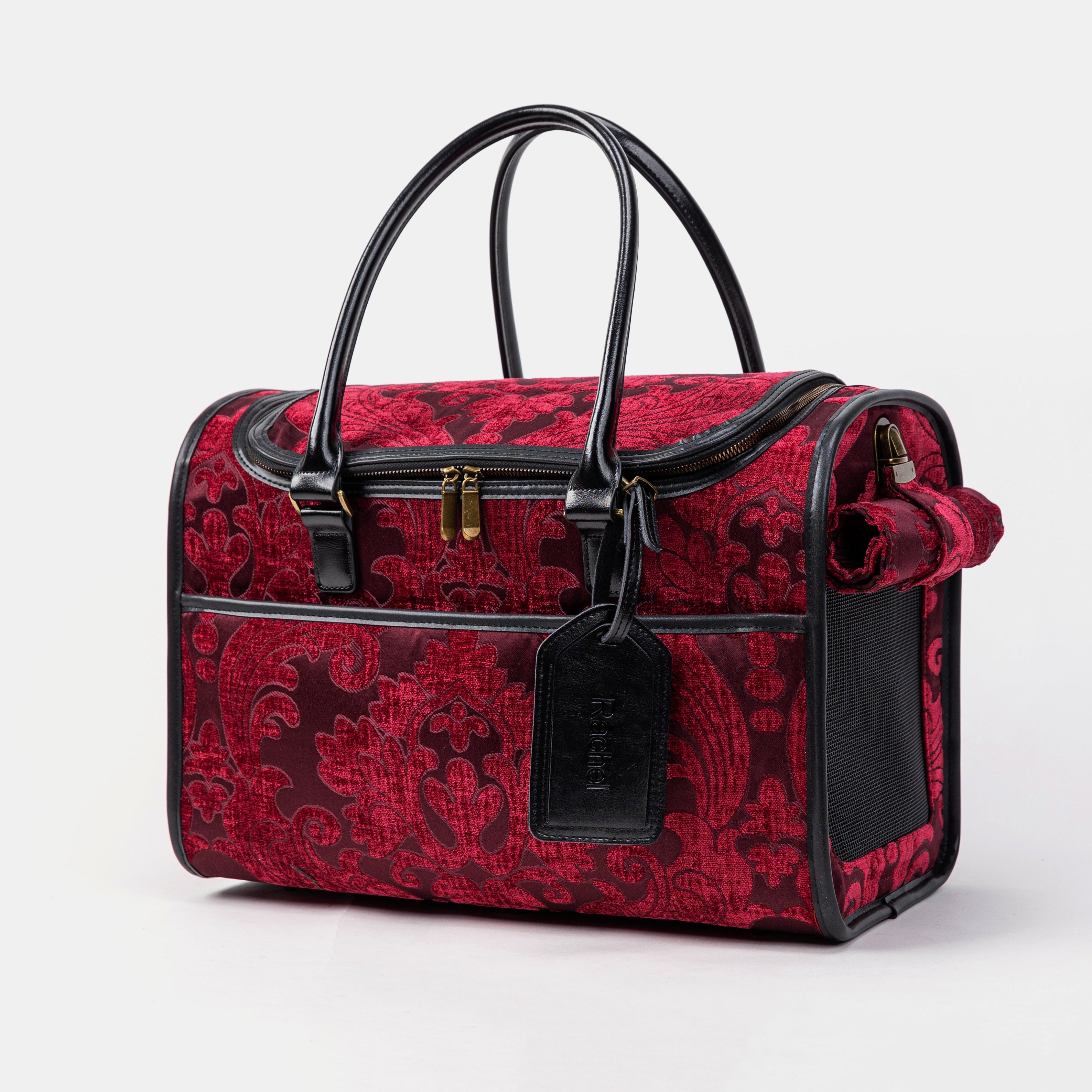 Travel Dog Carrier Bag Queen Wine Main
