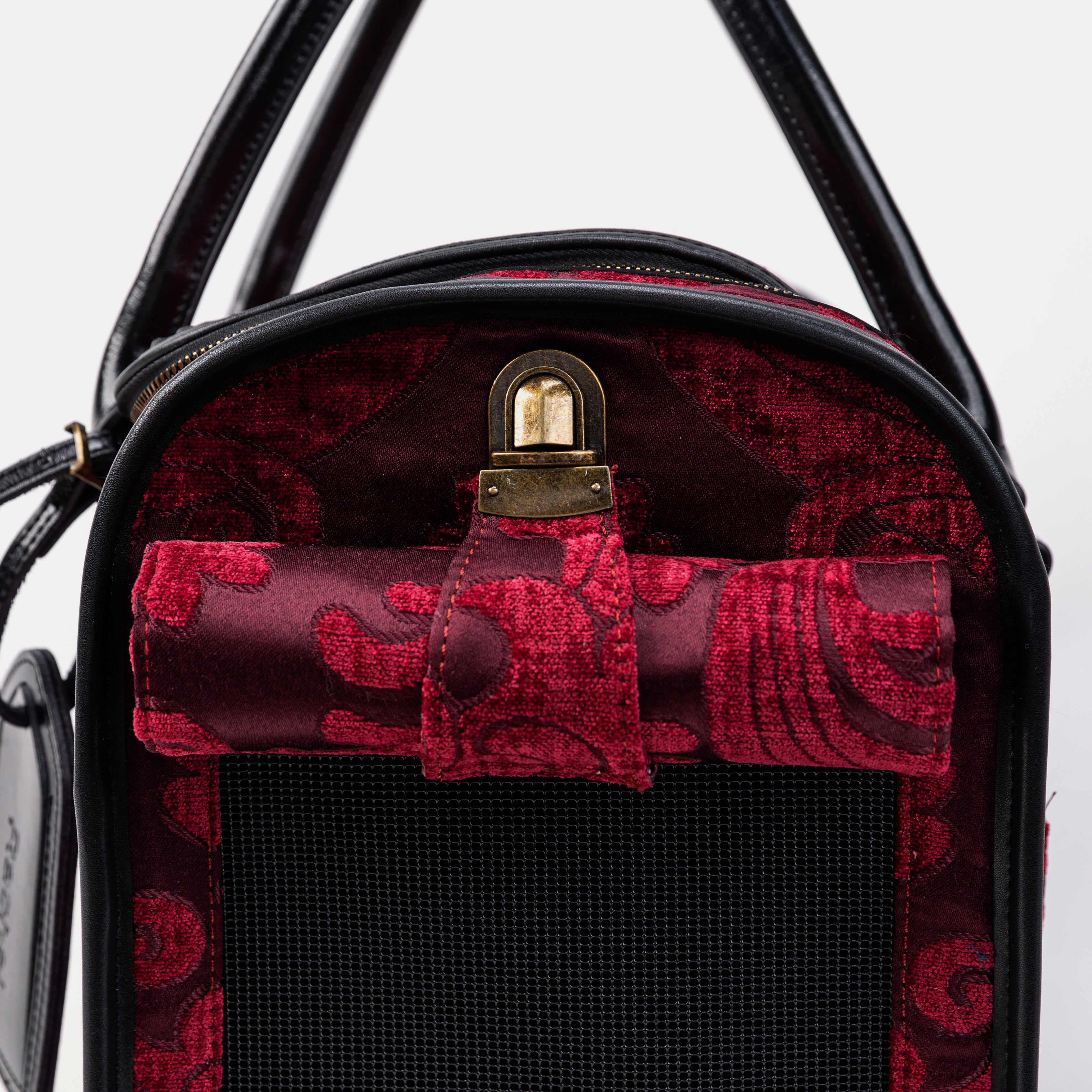 Travel Dog Carrier Bag Queen Wine Roll Up Flap