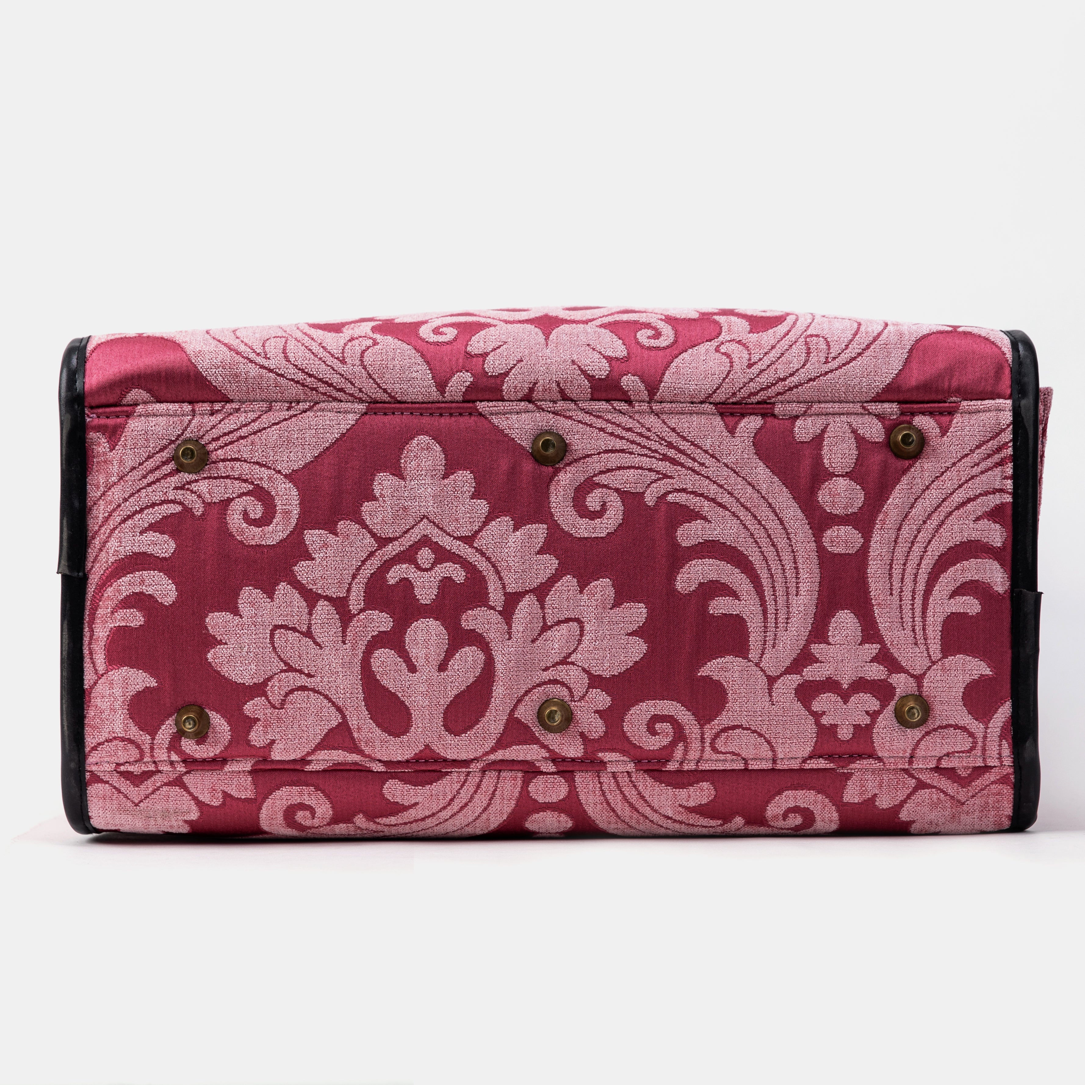 Travel Dog Carrier Bag Queen Rose Pink Bottom