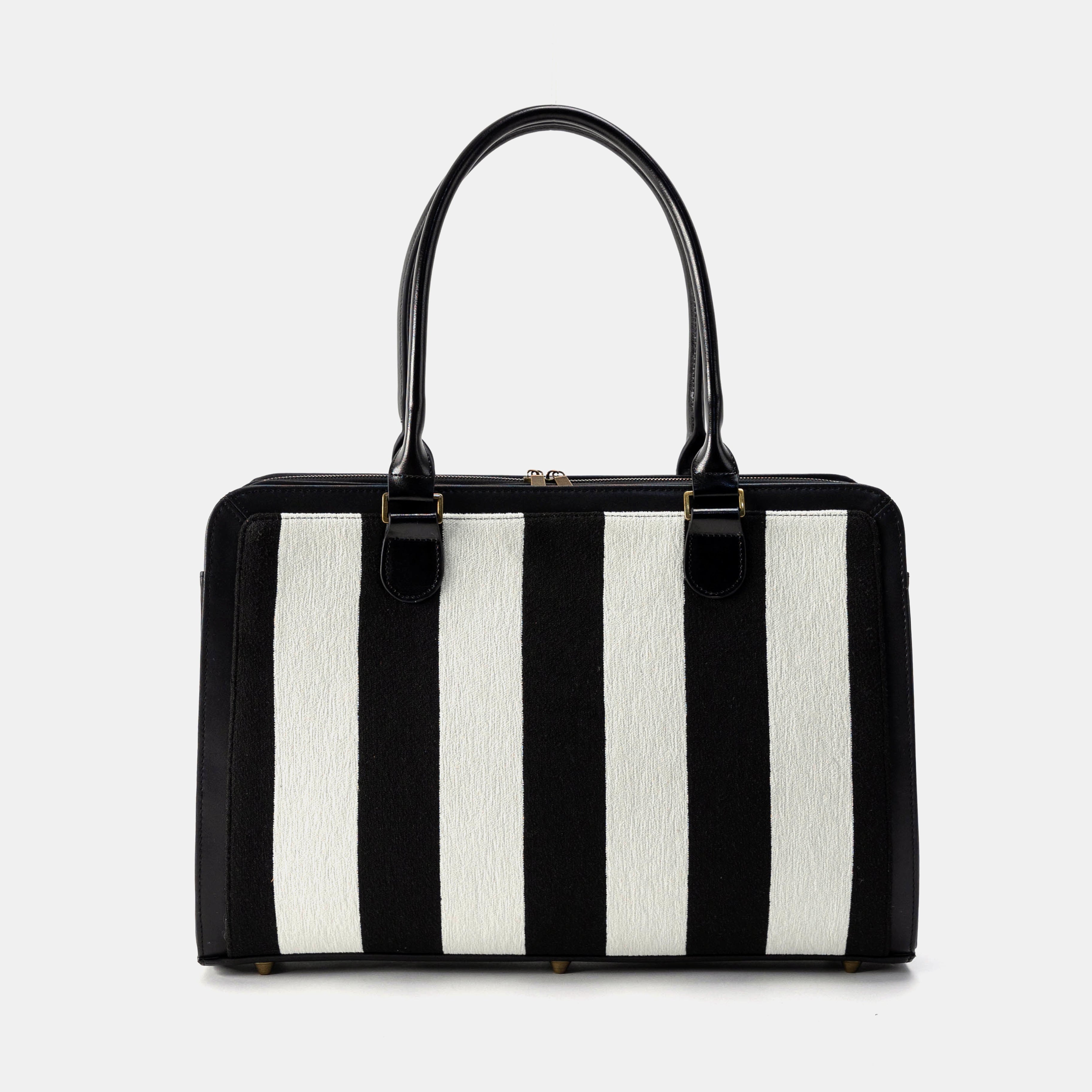 Black & White Beetlejuice Business Tote front