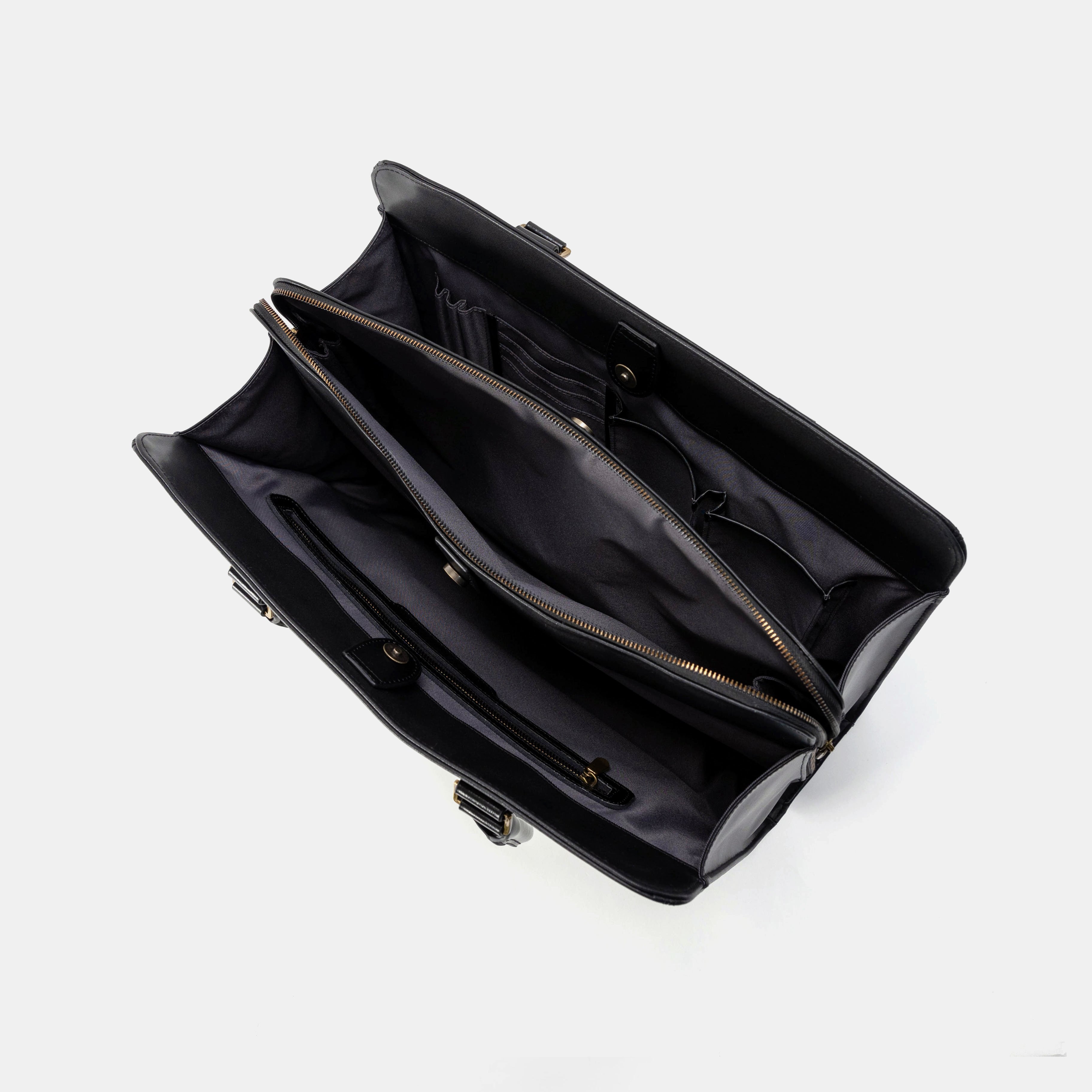 Black & White Beetlejuice Business Tote inside