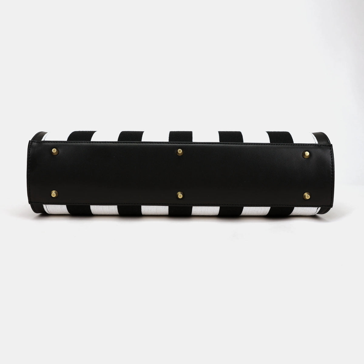 Black & White Beetlejuice Business Tote Carpetbag of America bottom