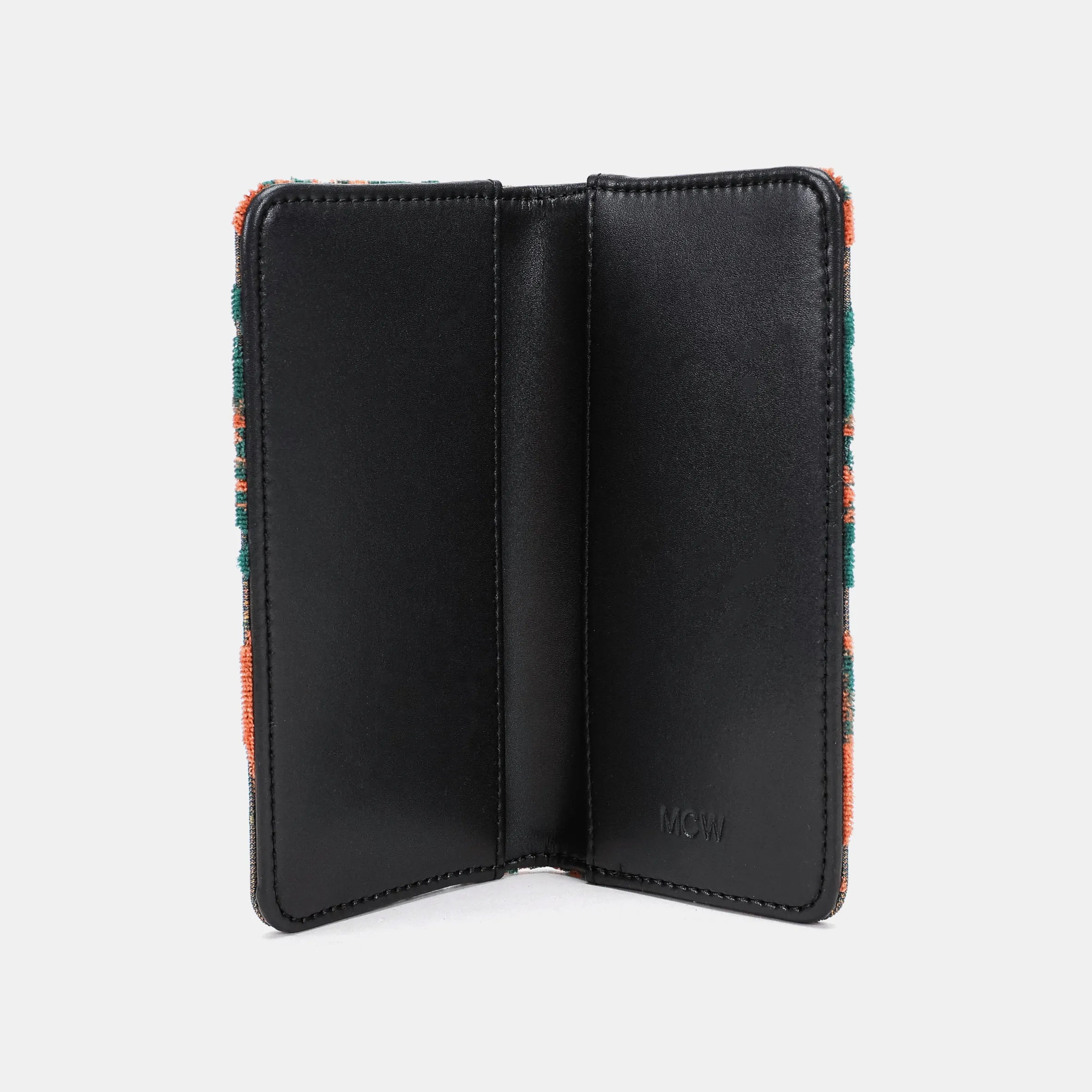 Burnout Velvet Revival Jade Checkbook Cover
