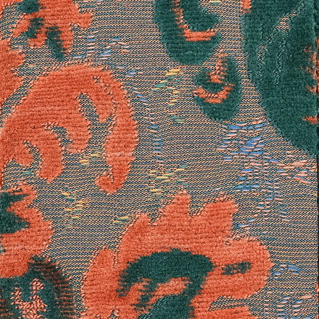 Burnout Velvet Revival Jade Checkbook Cover