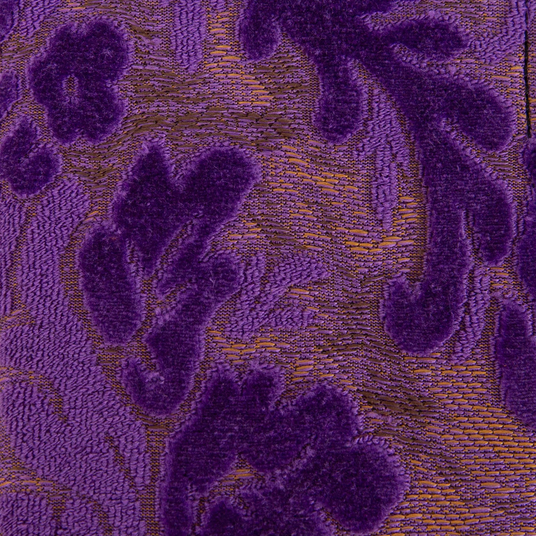 Burnout velvet Purple Passport Cover detail