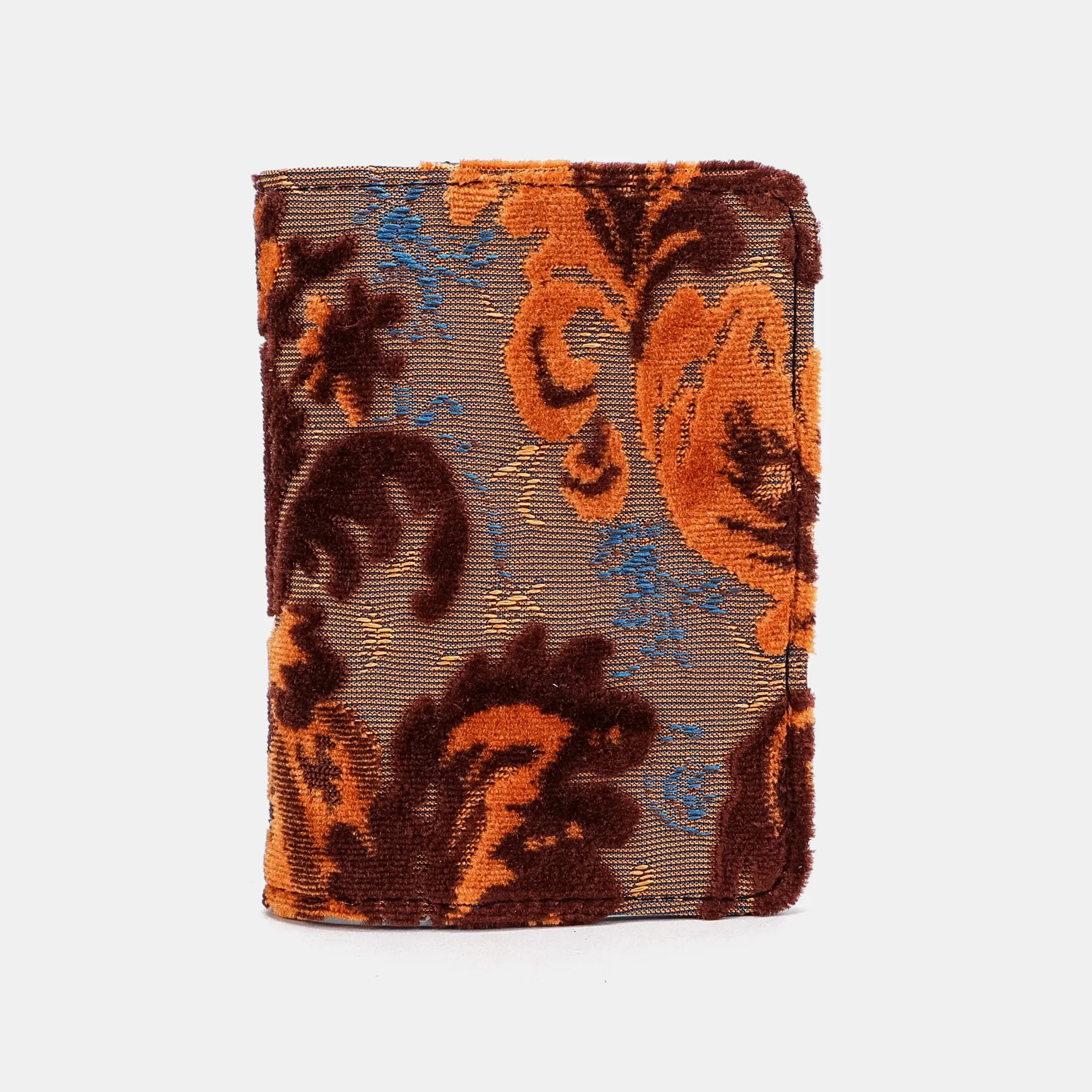 Burnout Velvet Revival Sienna Passport Cover