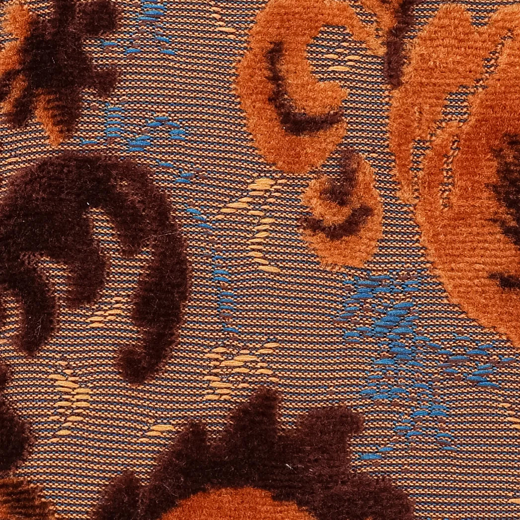 Burnout Velvet Revival Sienna Passport Cover