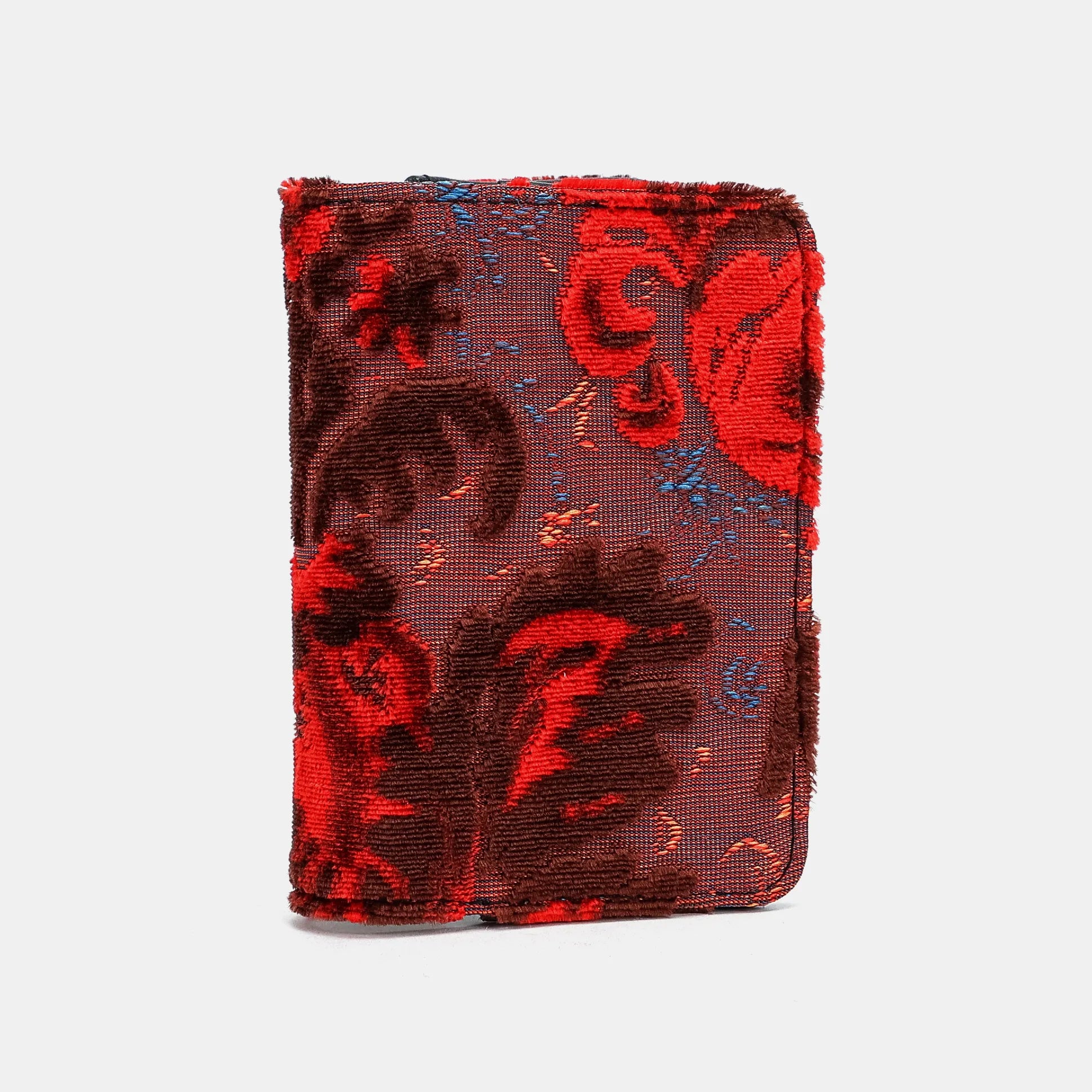 Burnout Velvet Revival Scarlet Passport Cover