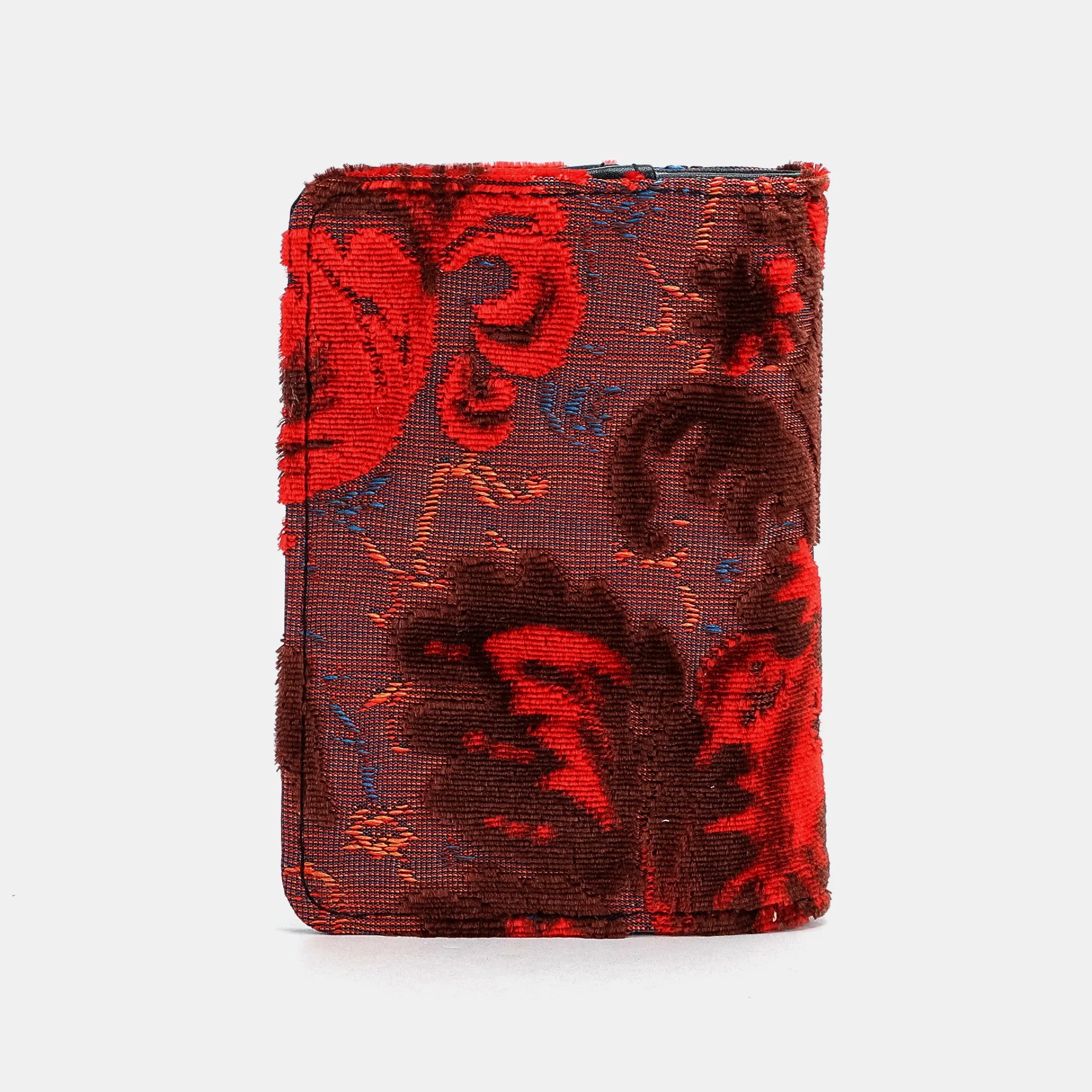 Burnout Velvet Revival Scarlet Passport Cover