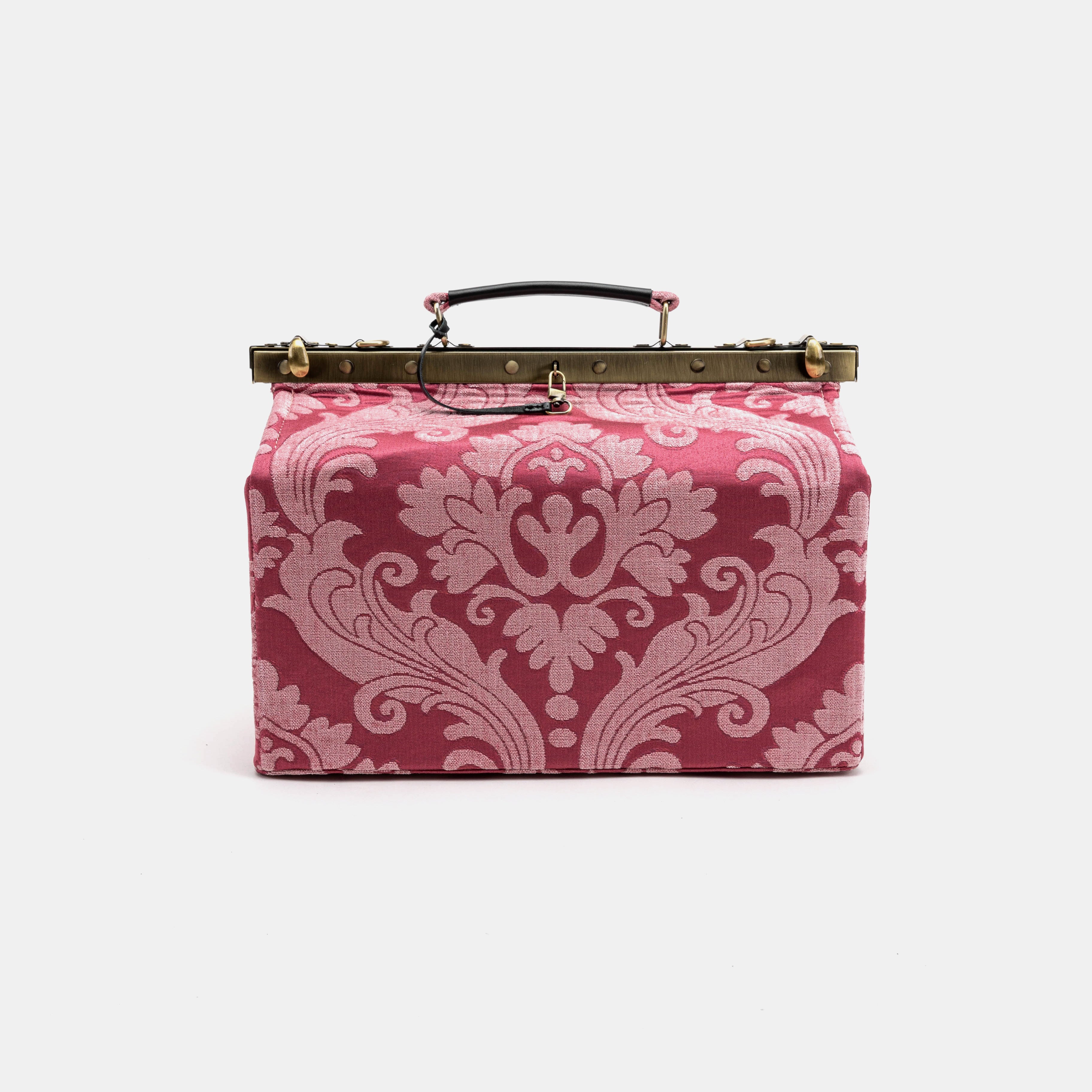 Queen Rose Pink Genevieve Carpet Gladstone Bag front