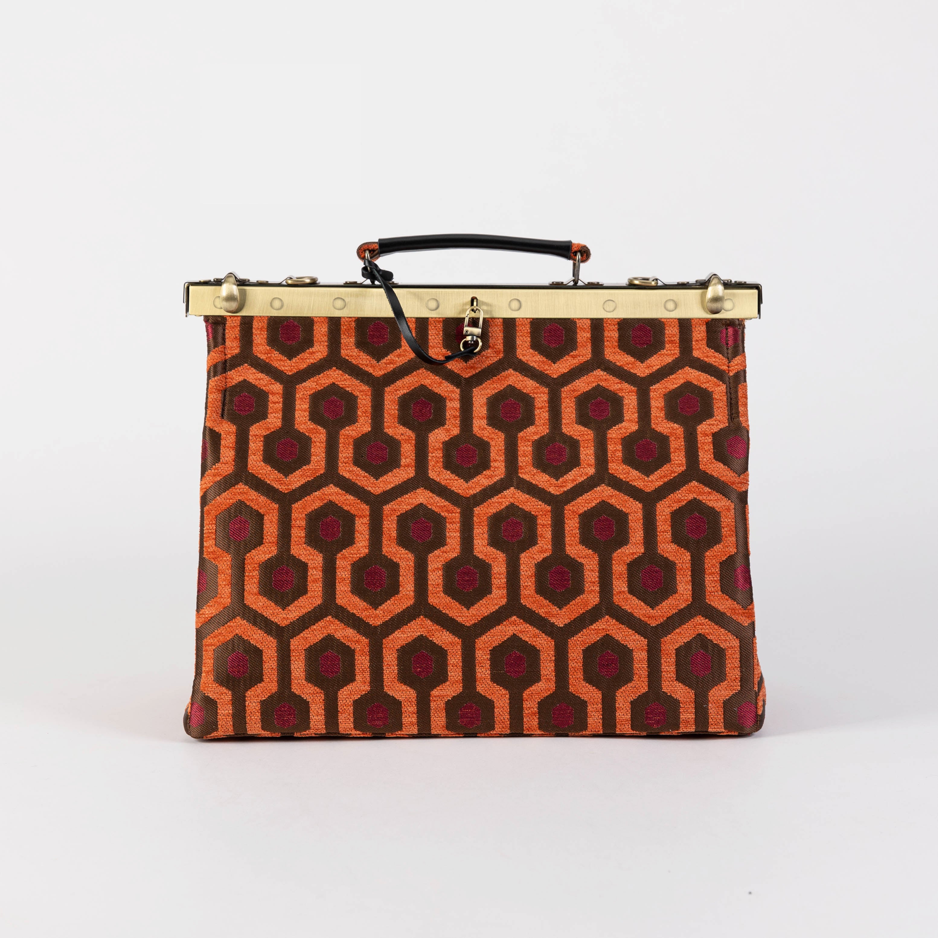 "The Shining" Overlook Hotel Celine Carpet Gladstone Bag Doctor Bag of America Carpetbagger front
