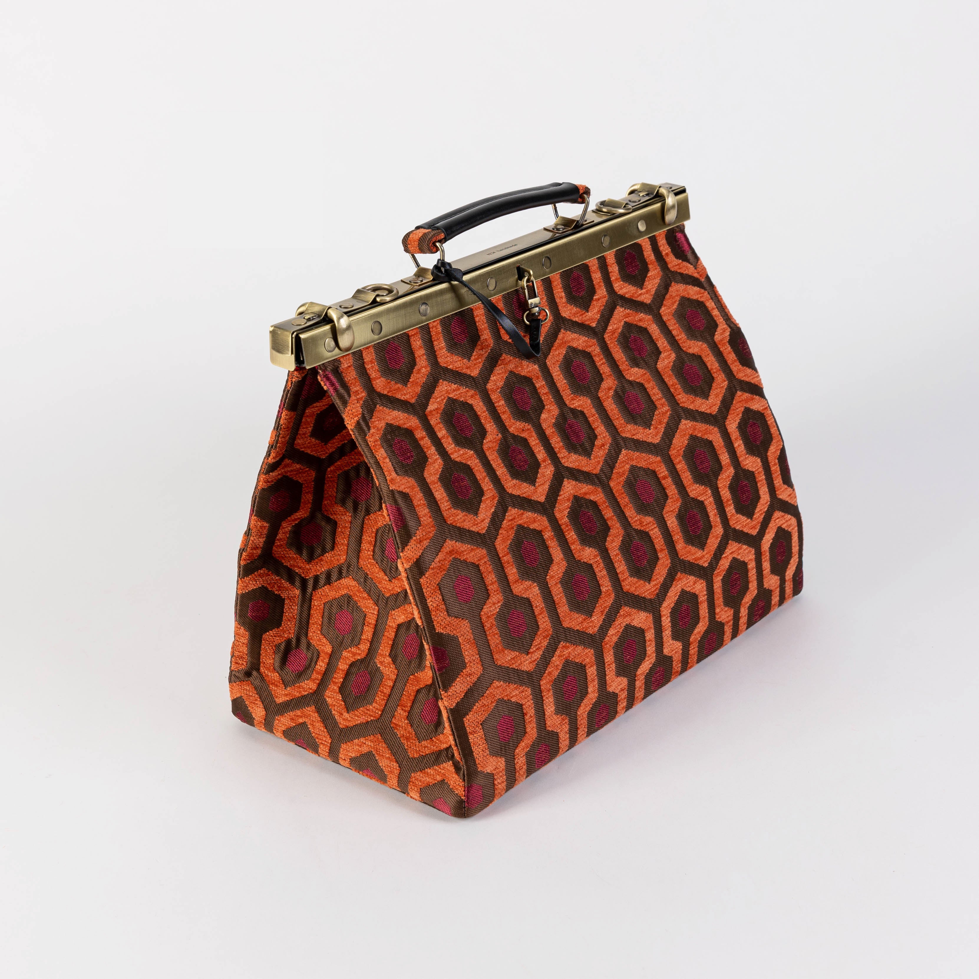 "The Shining" Overlook Hotel Celine Carpet Gladstone Bag Doctor Bag of America Carpetbagger side