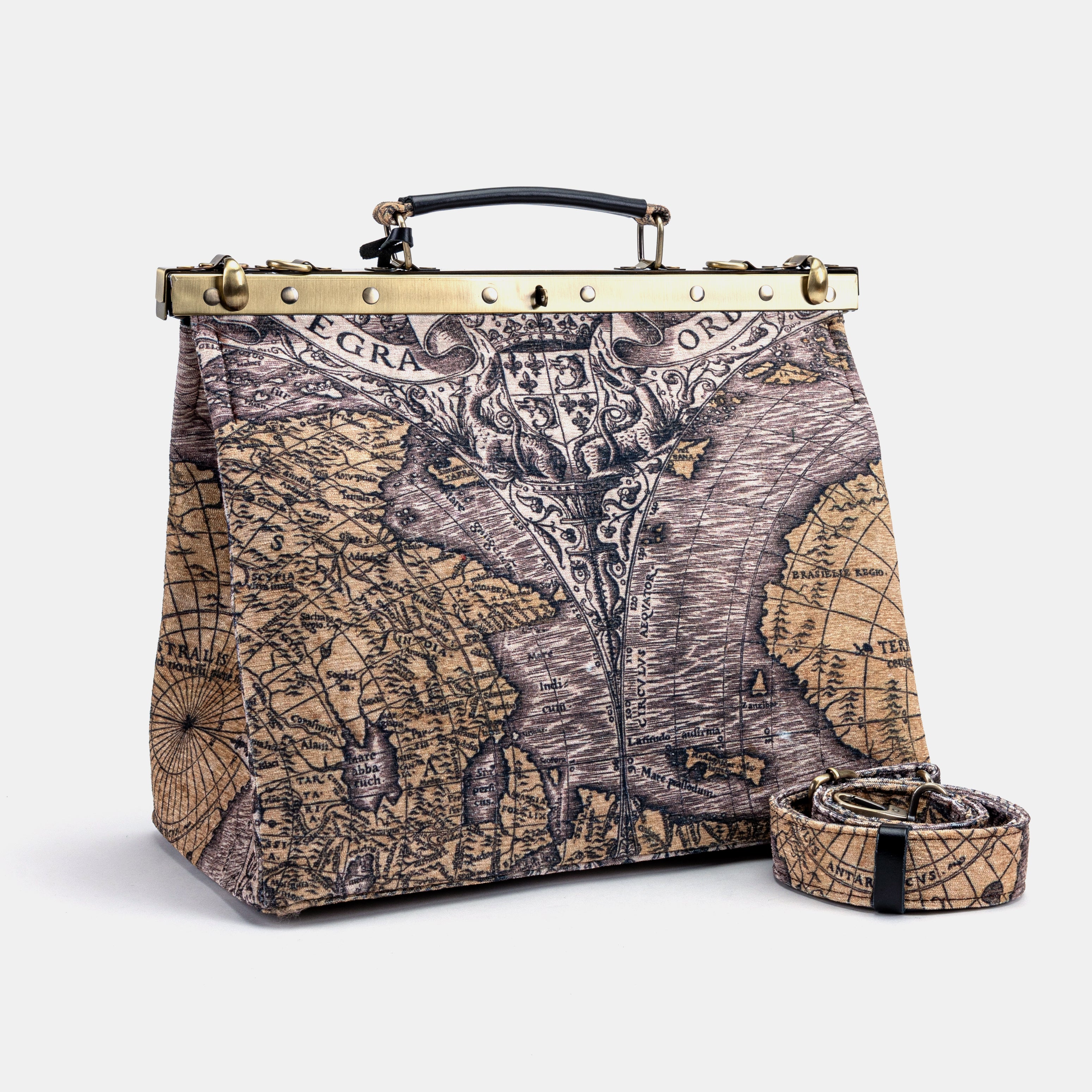 Ancient World Map Celine Carpet Gladstone Bag of America main