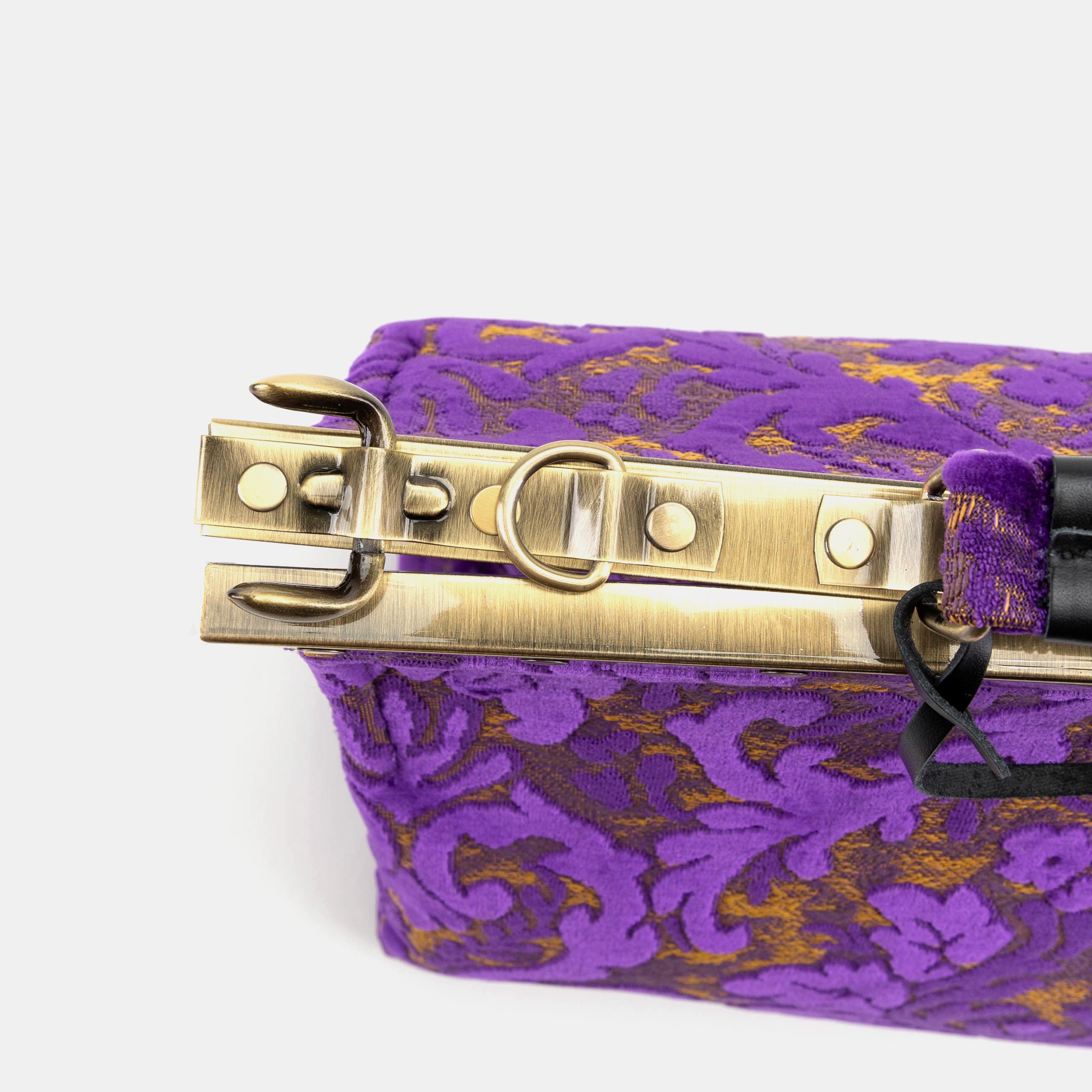 Burnout Velvet Purple Celine Carpet Gladstone Bag of America frame