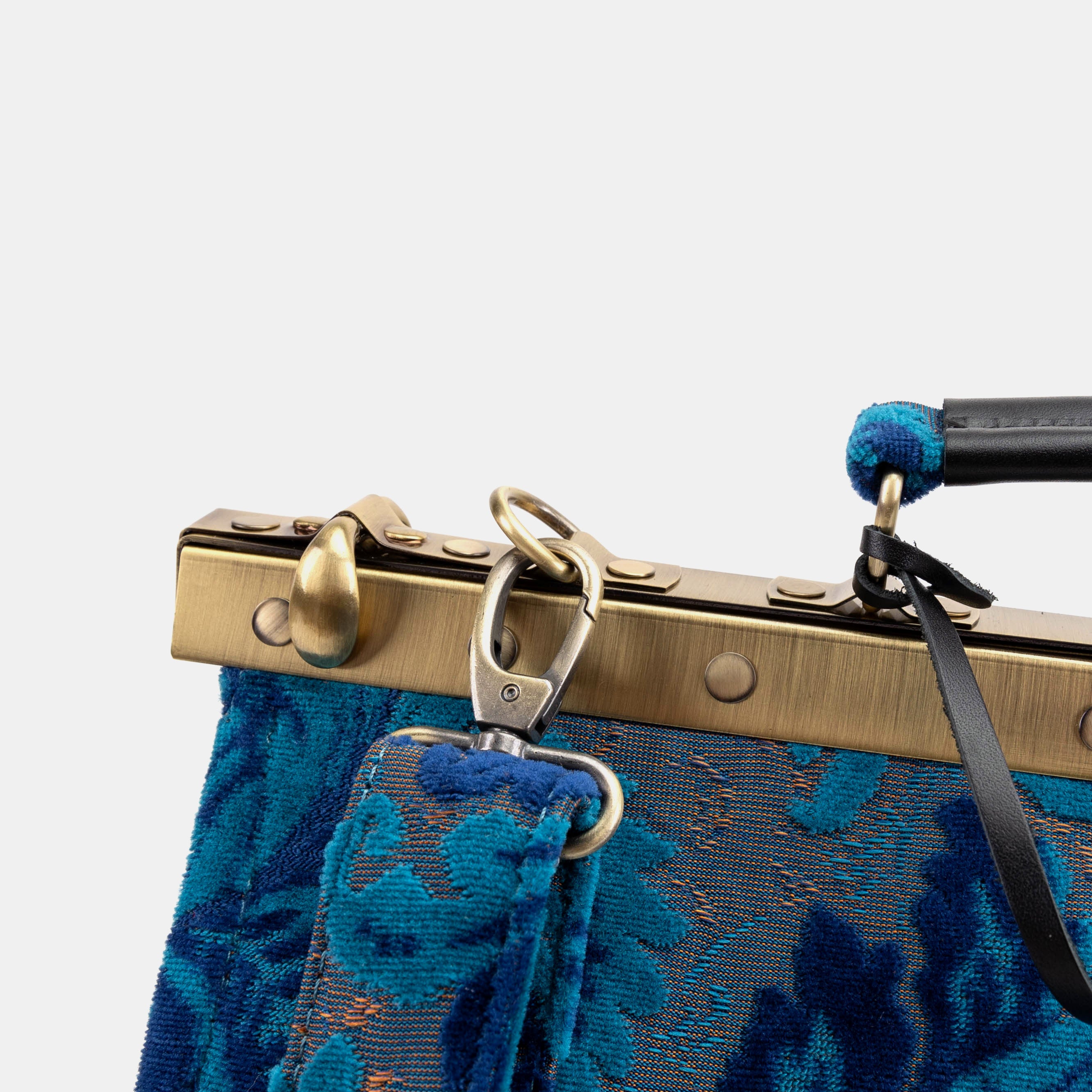 Burnout Velvet Revival Aqua Celine Carpet Gladstone Bag of America clasp