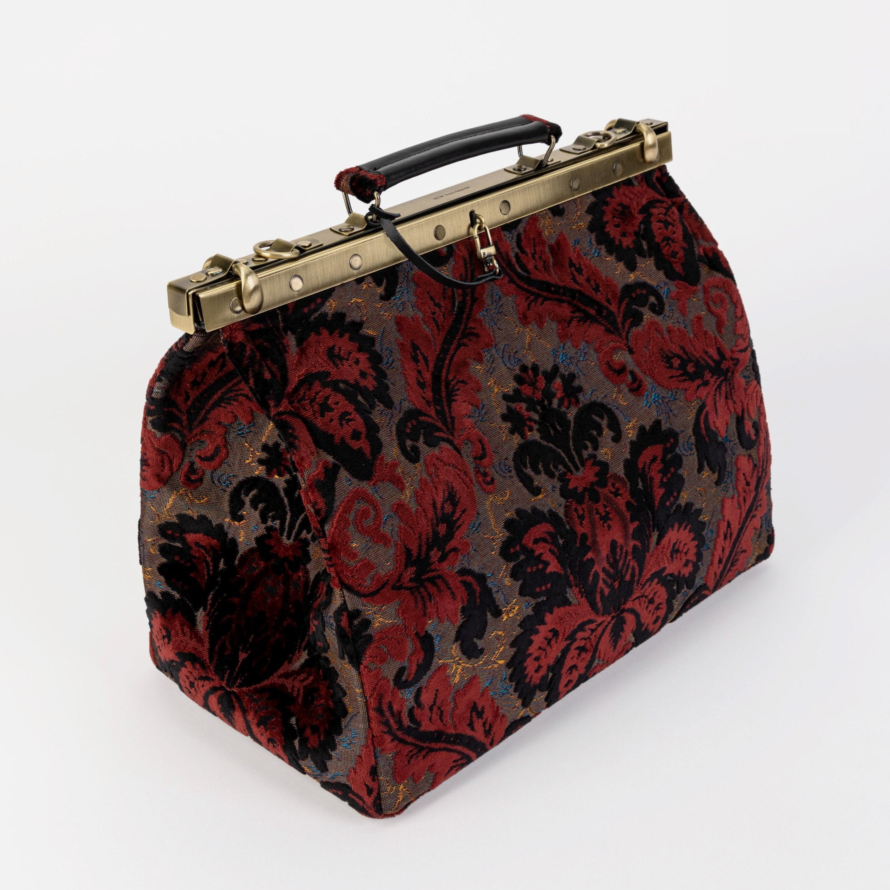 Burnout Velvet Revival Sephia Celine Carpet Gladstone Bag Doctor Bag of America side